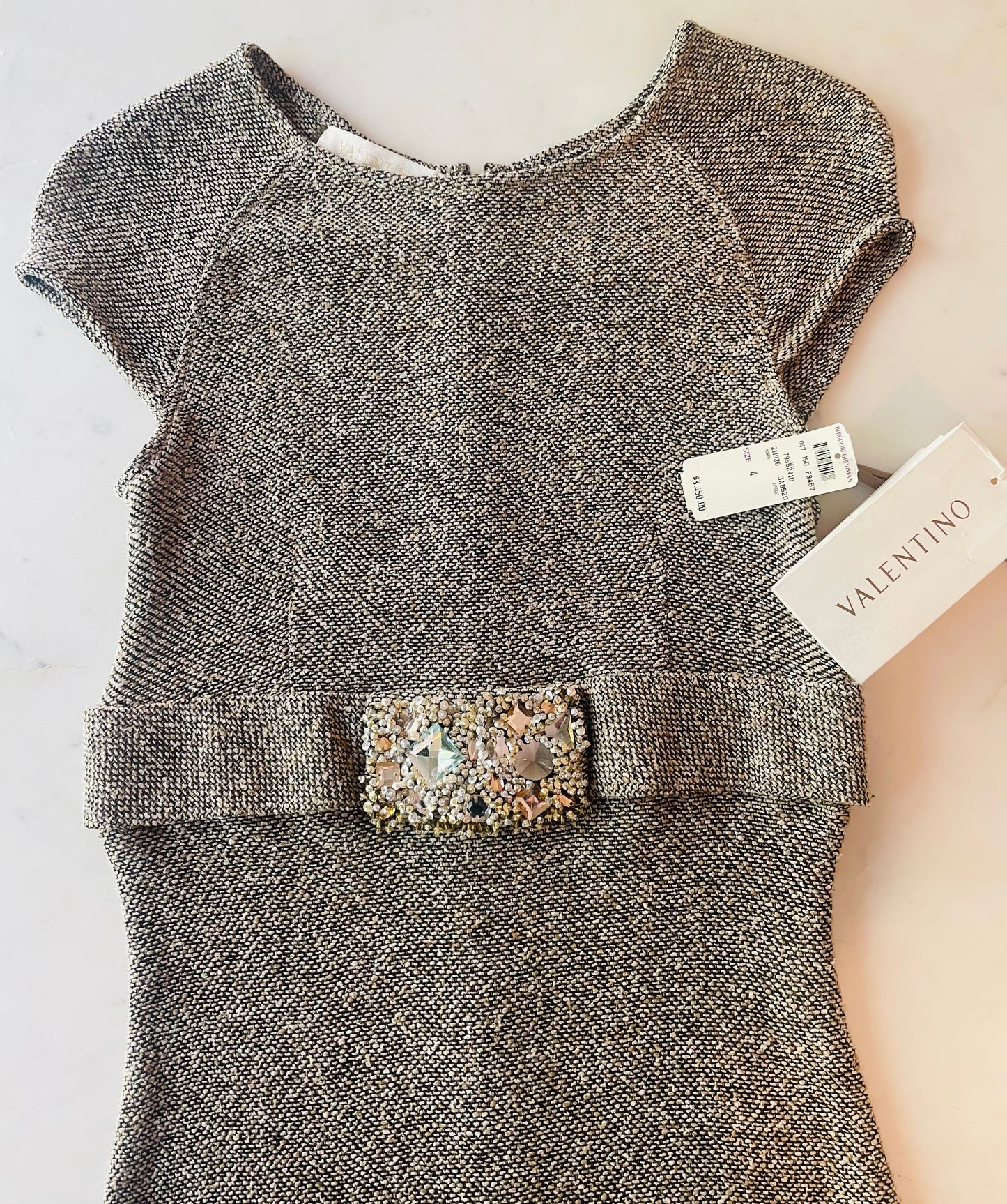 Vintage Valentino Jewel Belt Dress