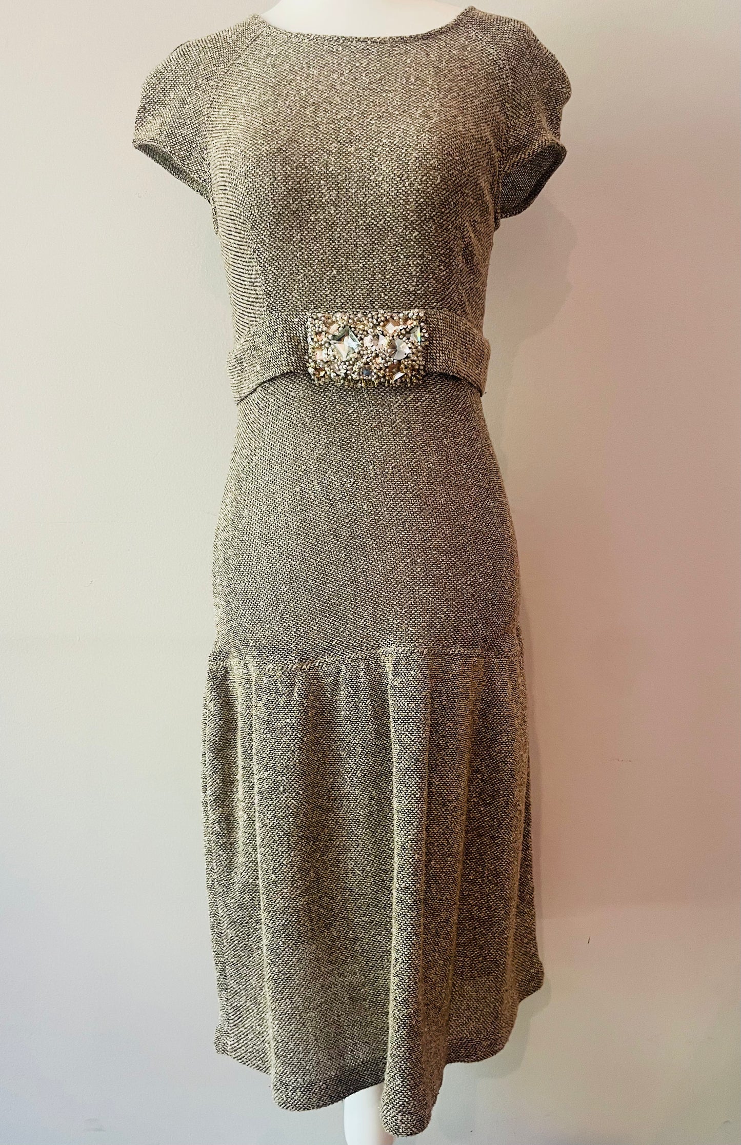 Vintage Valentino Jewel Belt Dress