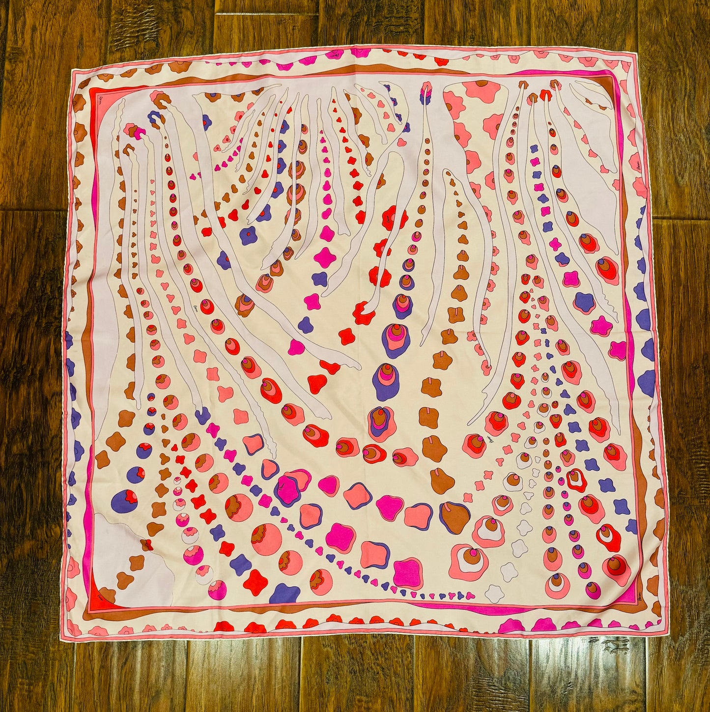 Vintage 70's Averardo Bessi Silk Scarf