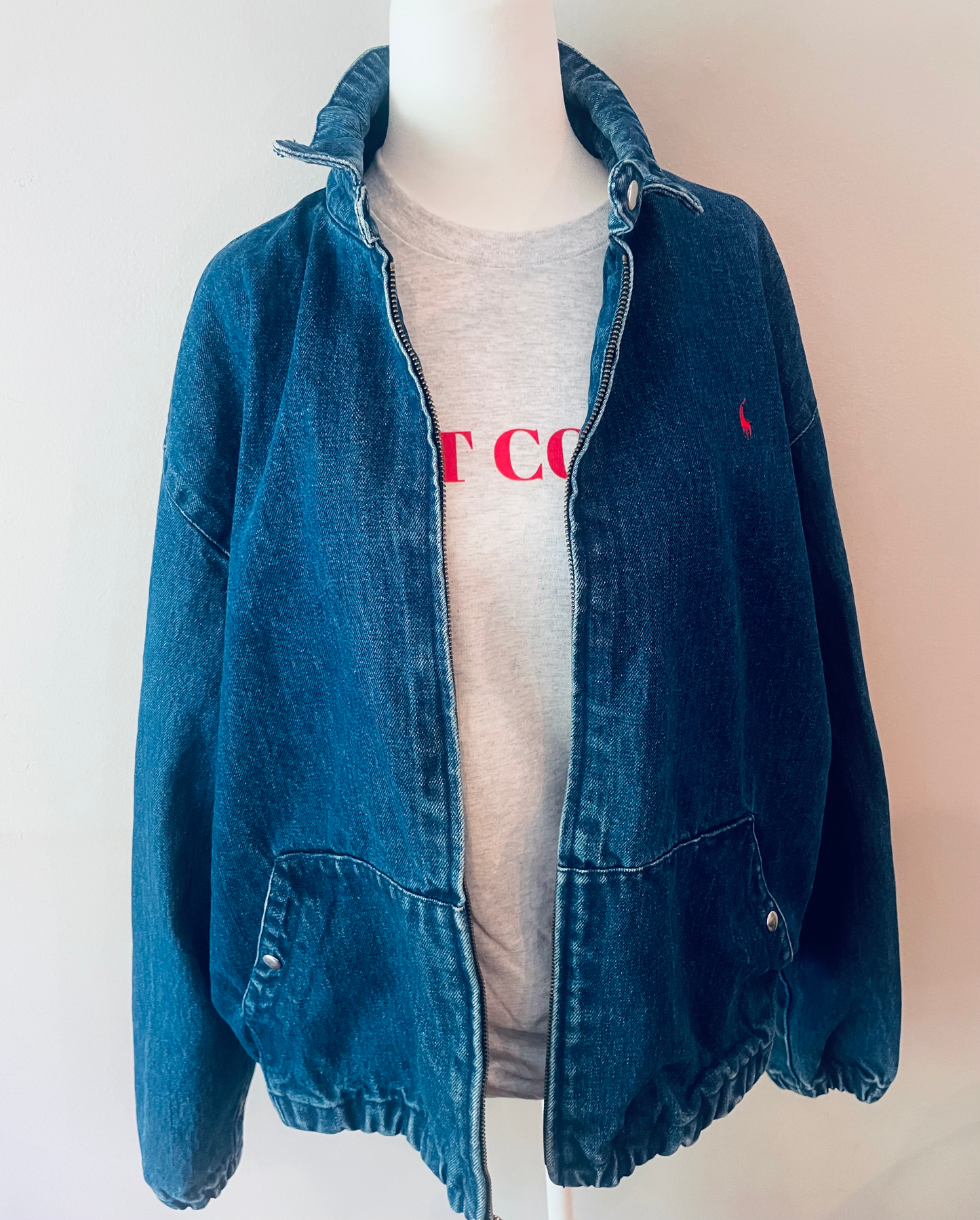 Vintage Polo by Ralph Lauren Denim Bomber Jacket