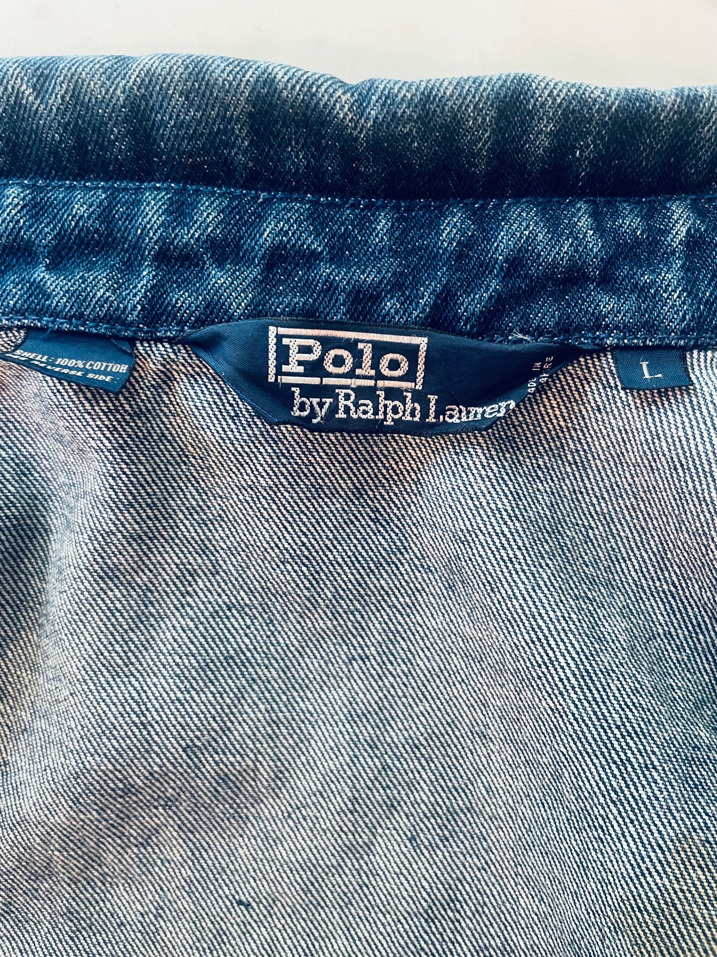 Vintage Polo by Ralph Lauren Denim Bomber Jacket