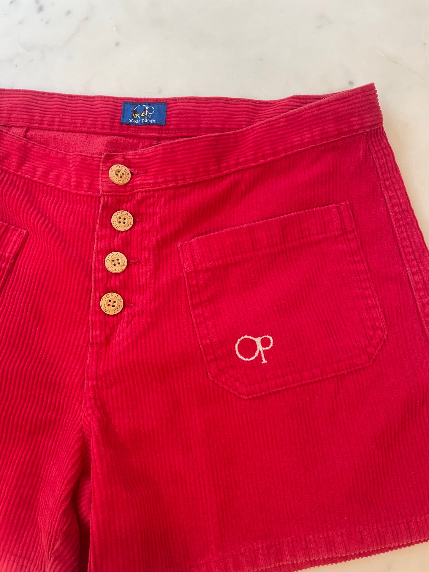 Vintage 1980's Op Corduroy Shorts
