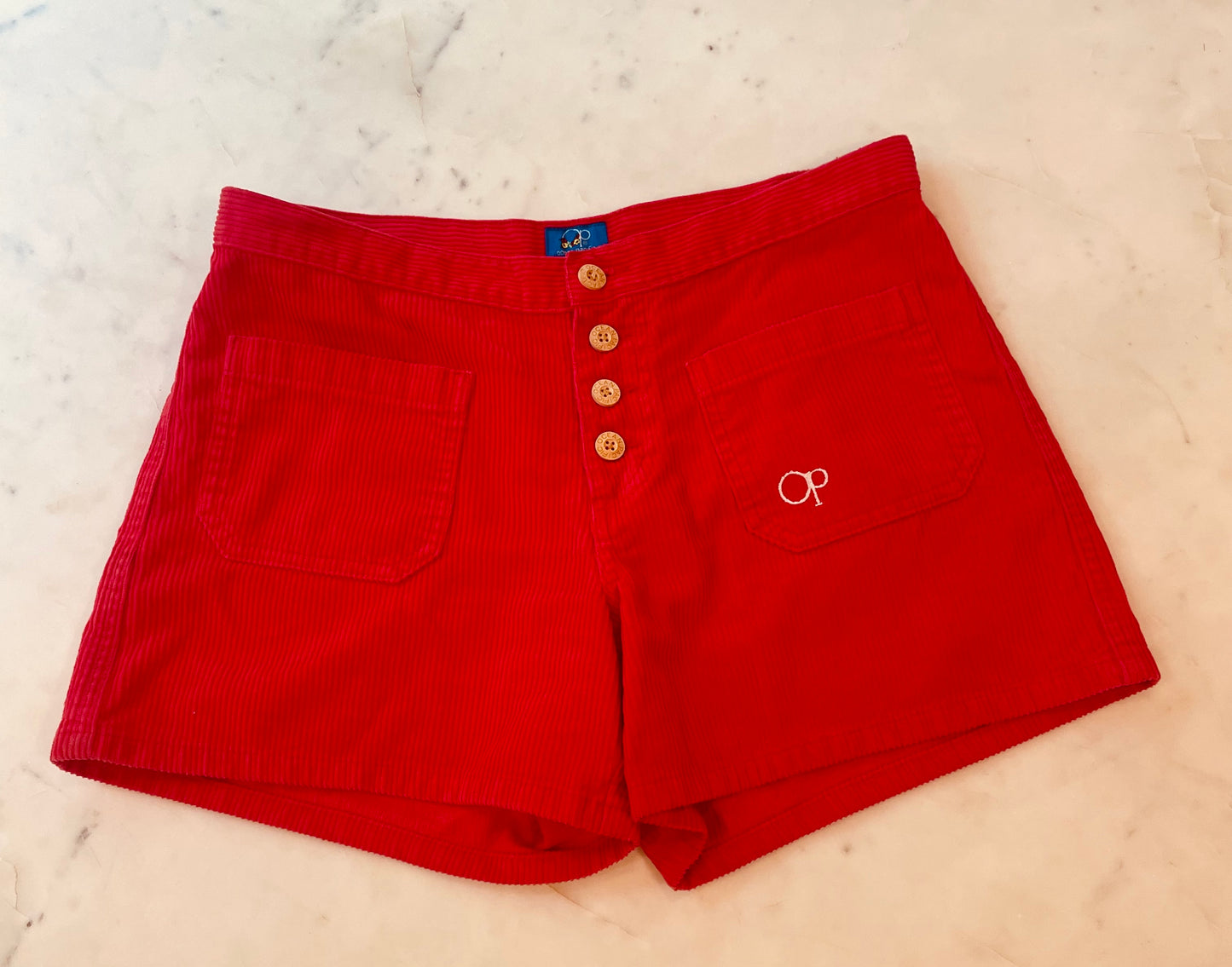 Vintage 1980's Op Corduroy Shorts