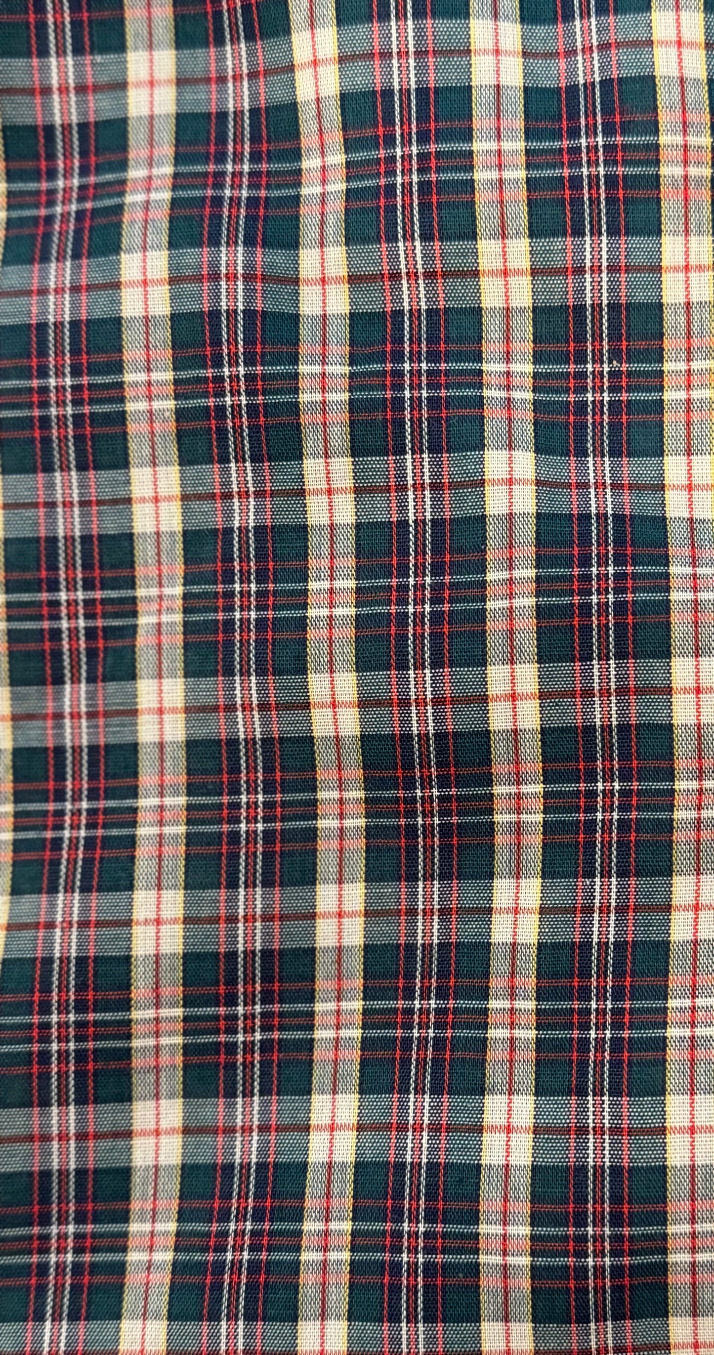Vintage TJ's of California 70's Plaid Secretary Blouse