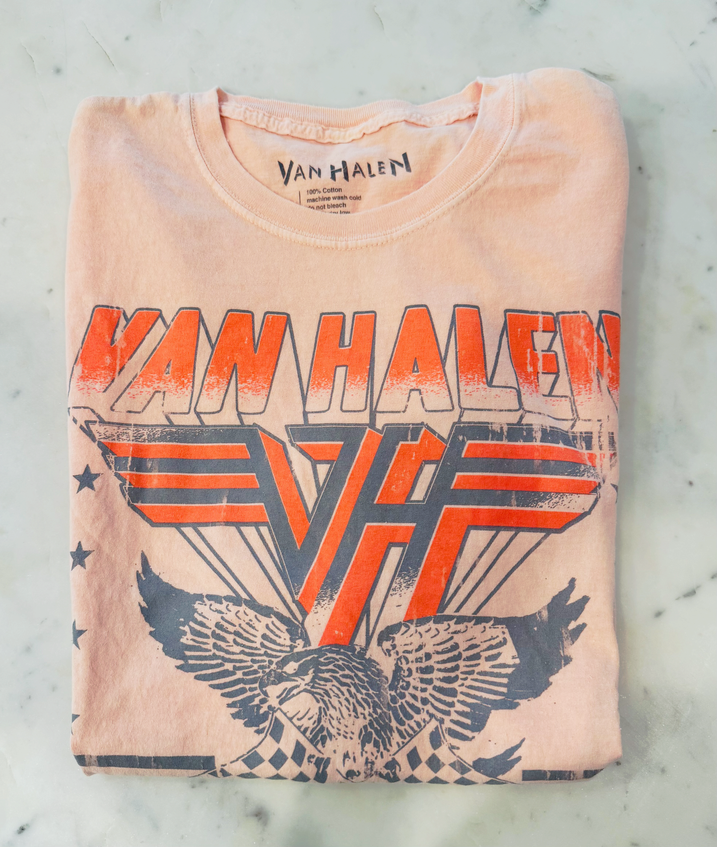 Van Halen 1980 World Invasion Tour Retro Graphic Tee