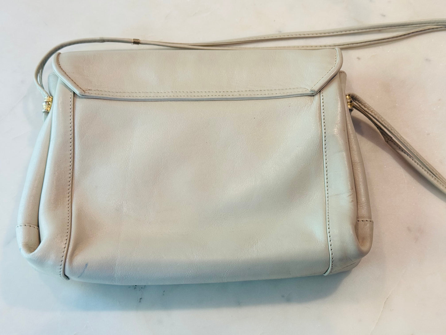 Vintage 80's I.MAGNIN Leather Crossbody Bag