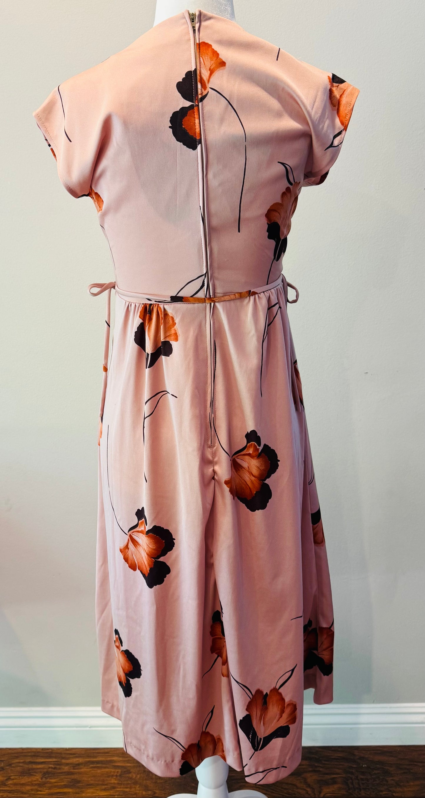 Vintage Floral Day Dress