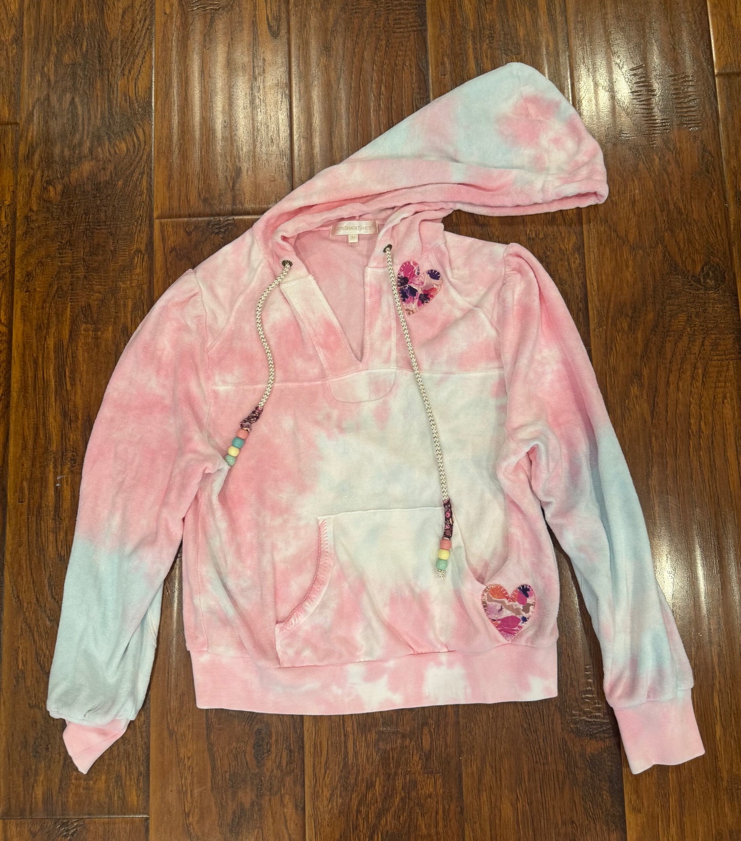 Love Shack Fancy Pink Tie-Dye Hoodie Terry Kirby Santinella Joggers Set