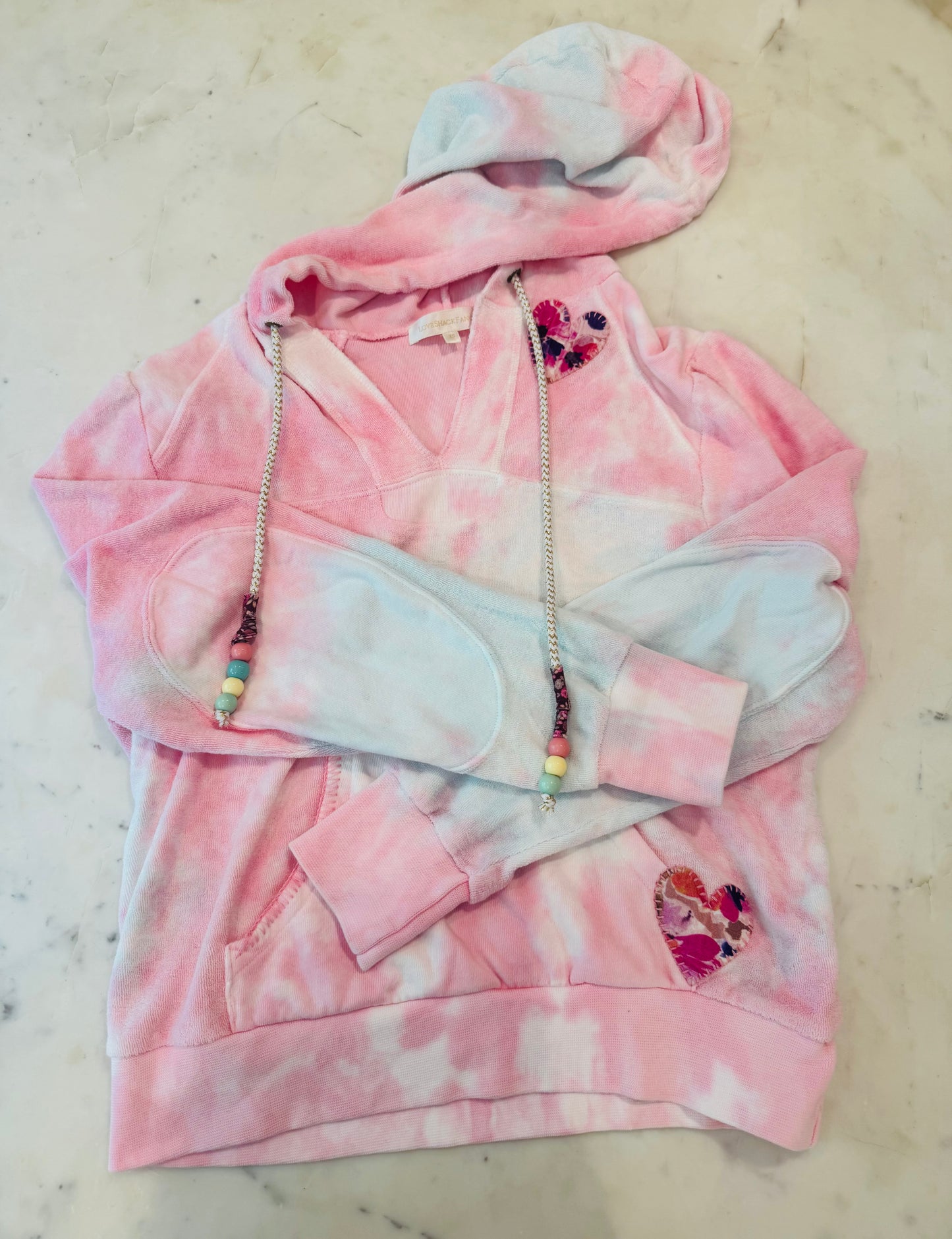 Love Shack Fancy Pink Tie-Dye Hoodie Terry Kirby Santinella Joggers Set