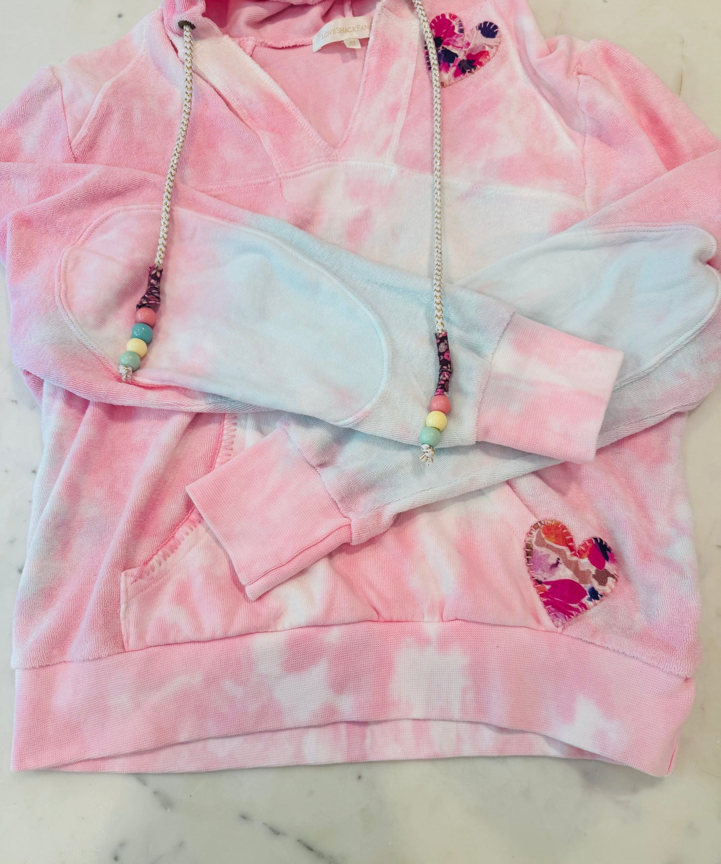 Love Shack Fancy Pink Tie-Dye Hoodie Terry Kirby Santinella Joggers Set