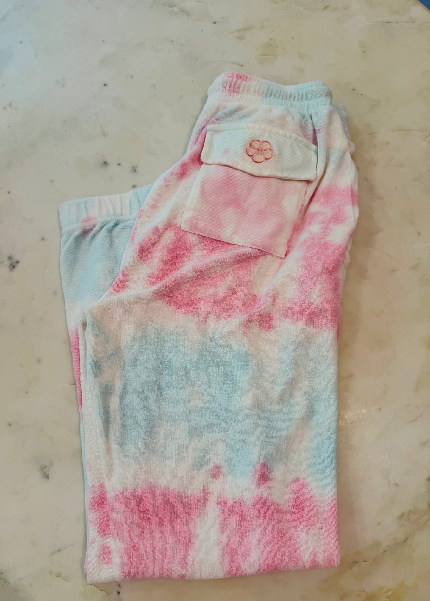 Love Shack Fancy Pink Tie-Dye Hoodie Terry Kirby Santinella Joggers Set