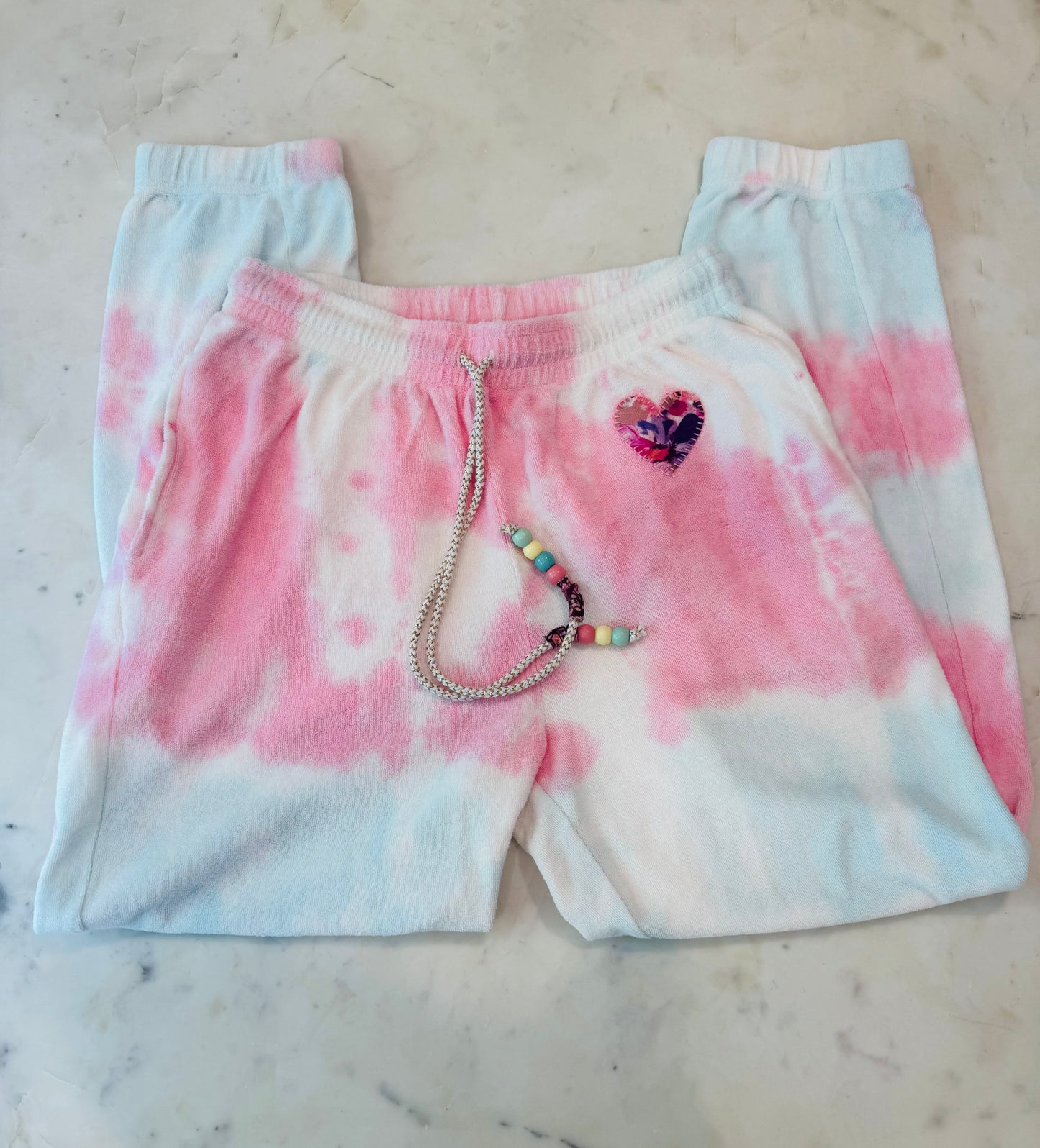 Love Shack Fancy Pink Tie-Dye Hoodie Terry Kirby Santinella Joggers Set