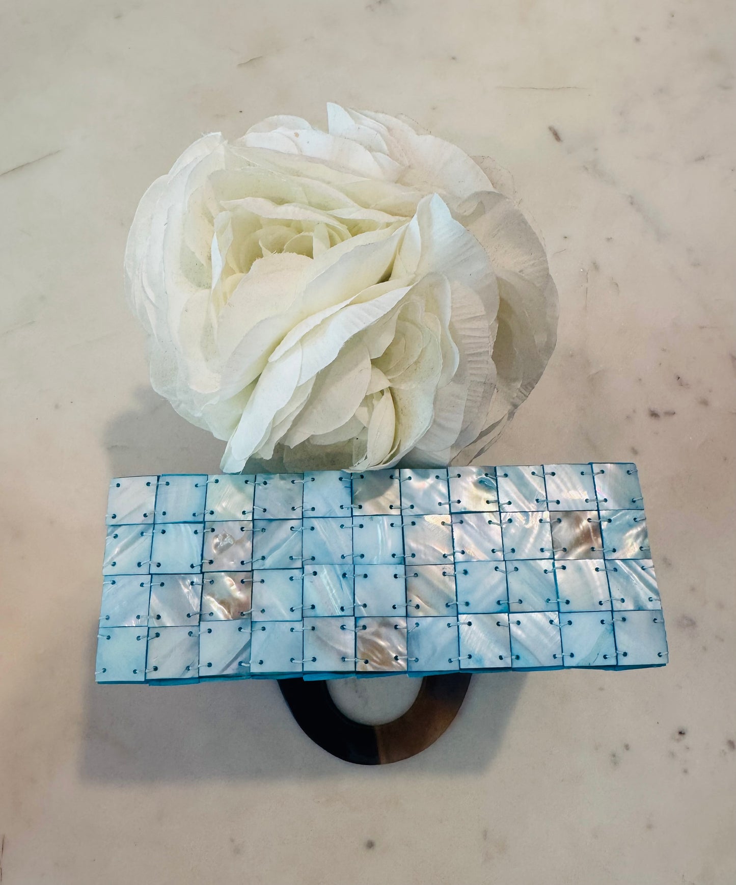 Vintage Mother of Pearl Small Handbag