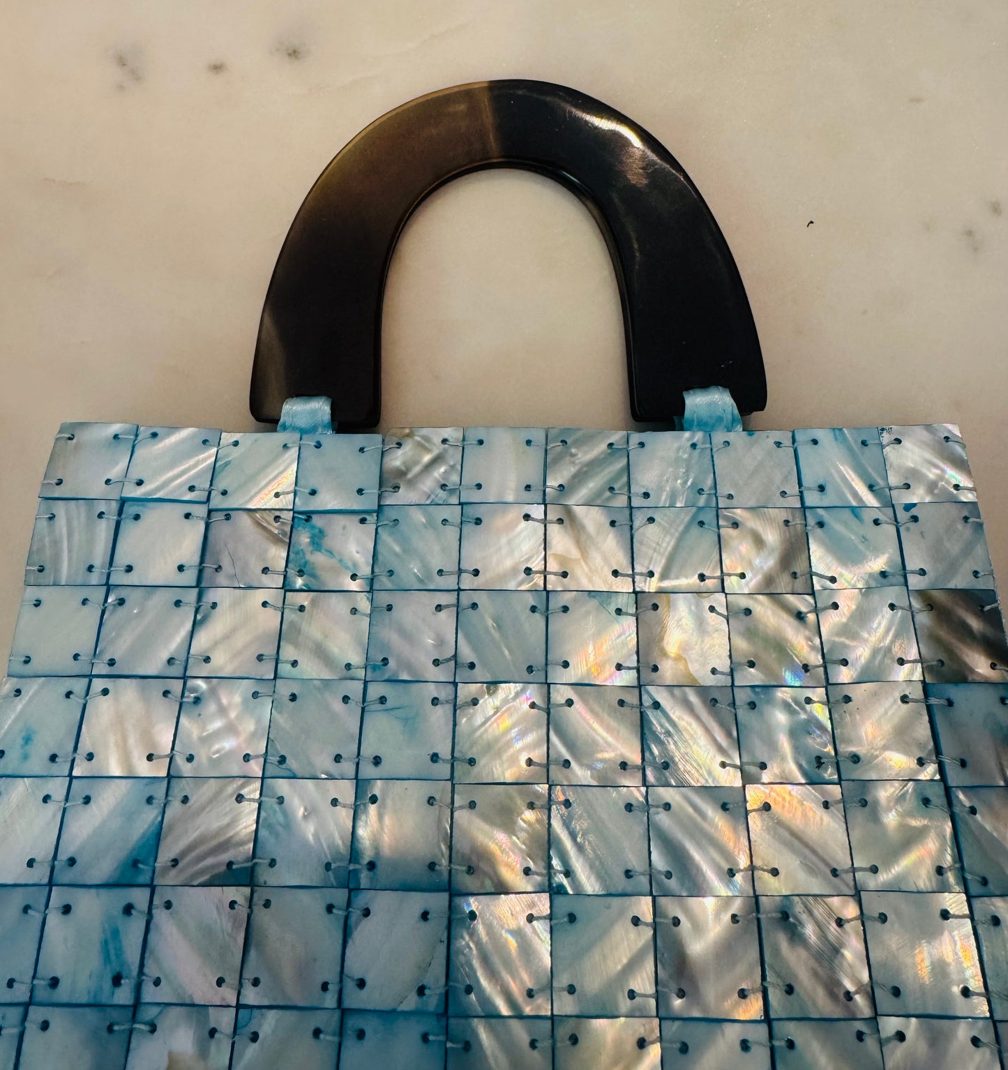 Vintage Mother of Pearl Small Handbag