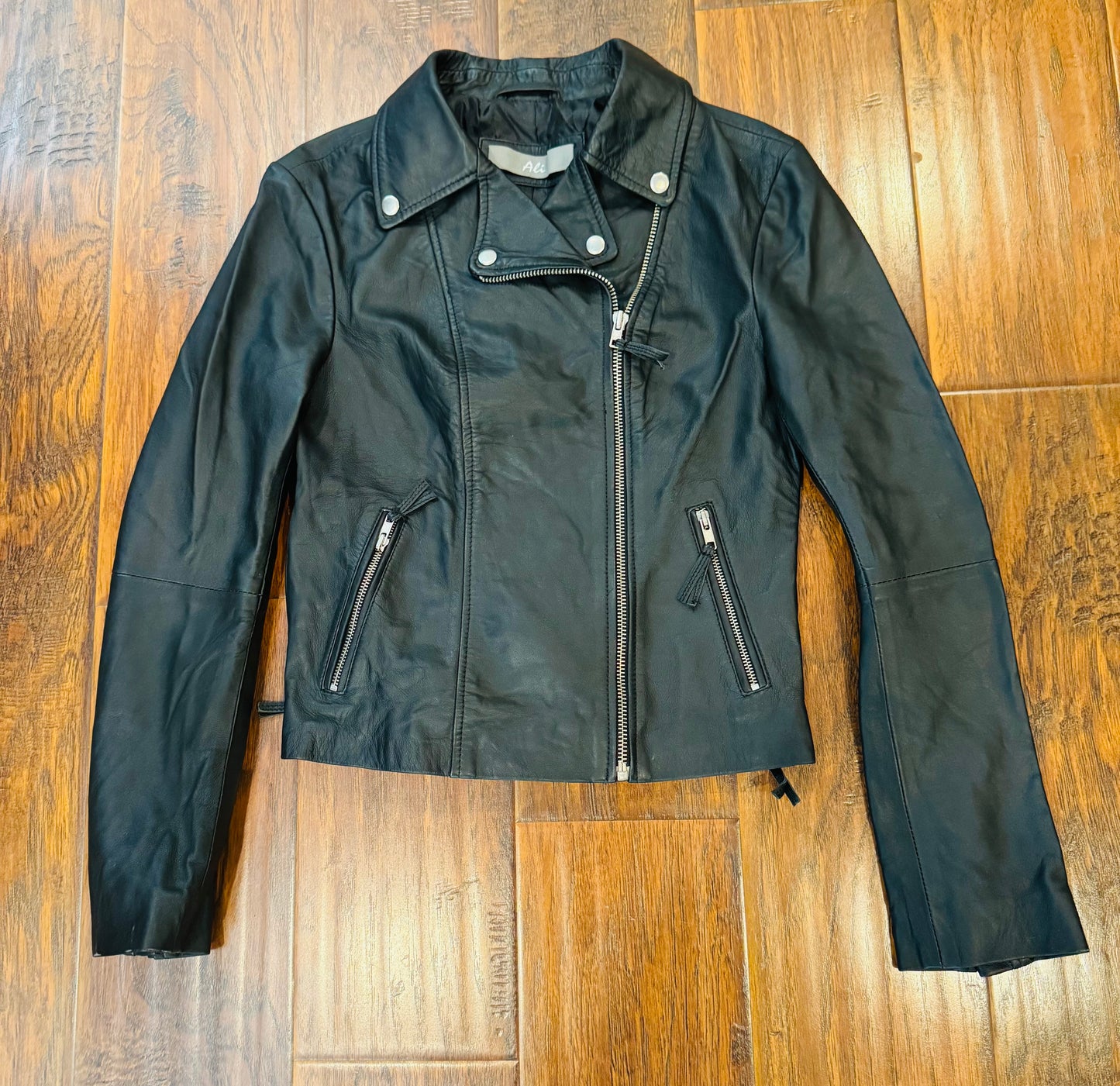 Vintage Leather Motorcycle Jacket
