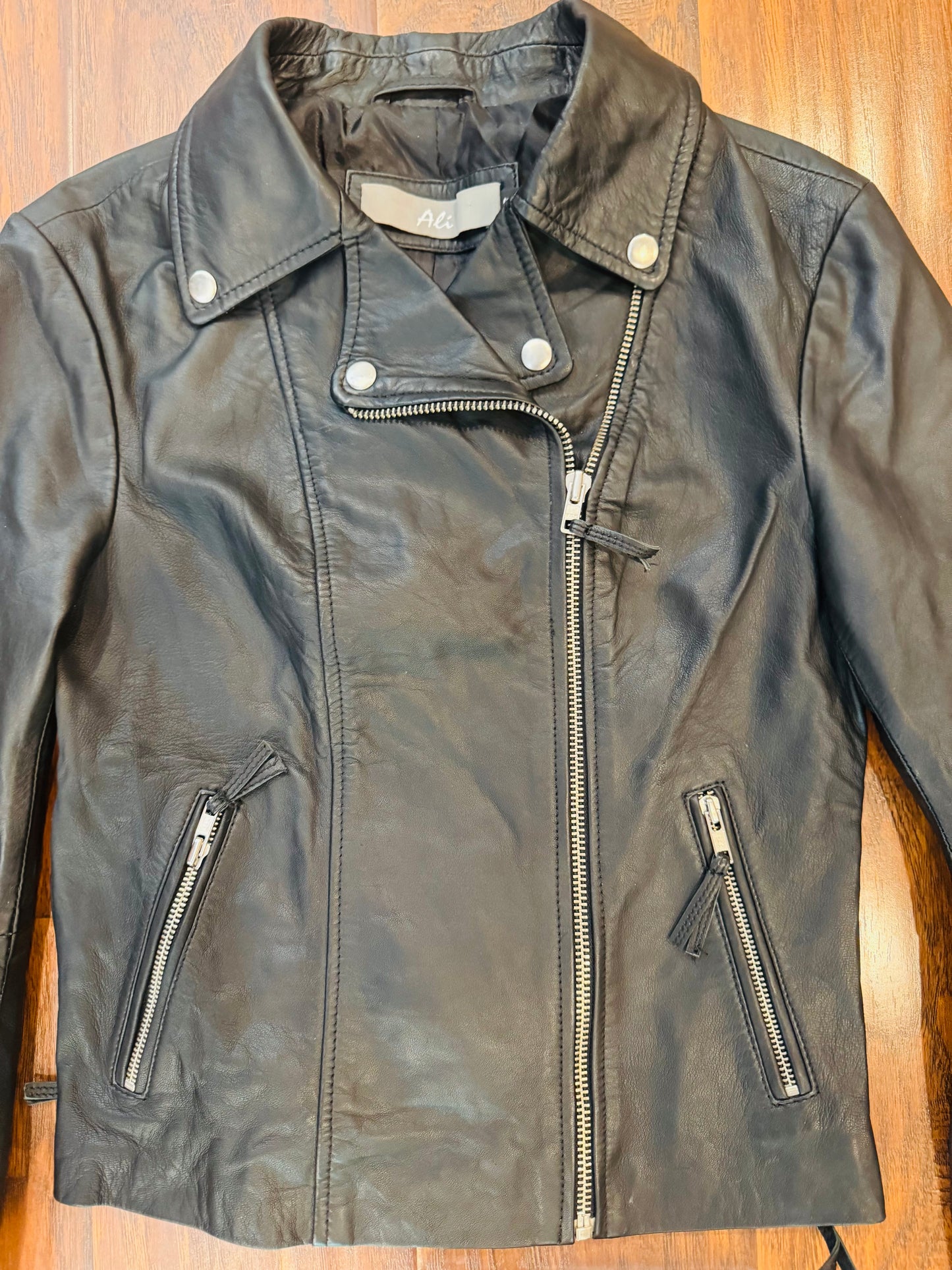 Vintage Leather Motorcycle Jacket