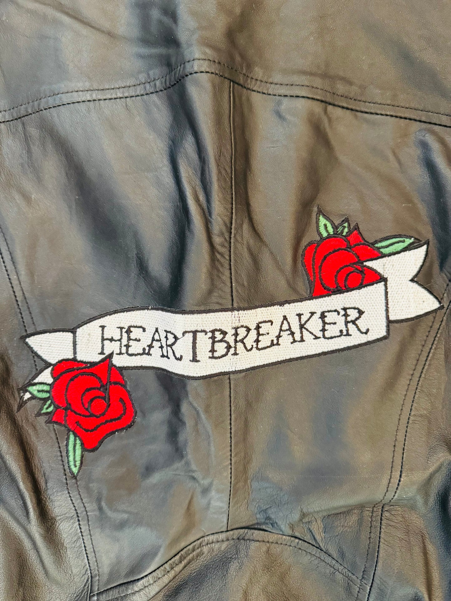 Vintage Leather Motorcycle Jacket
