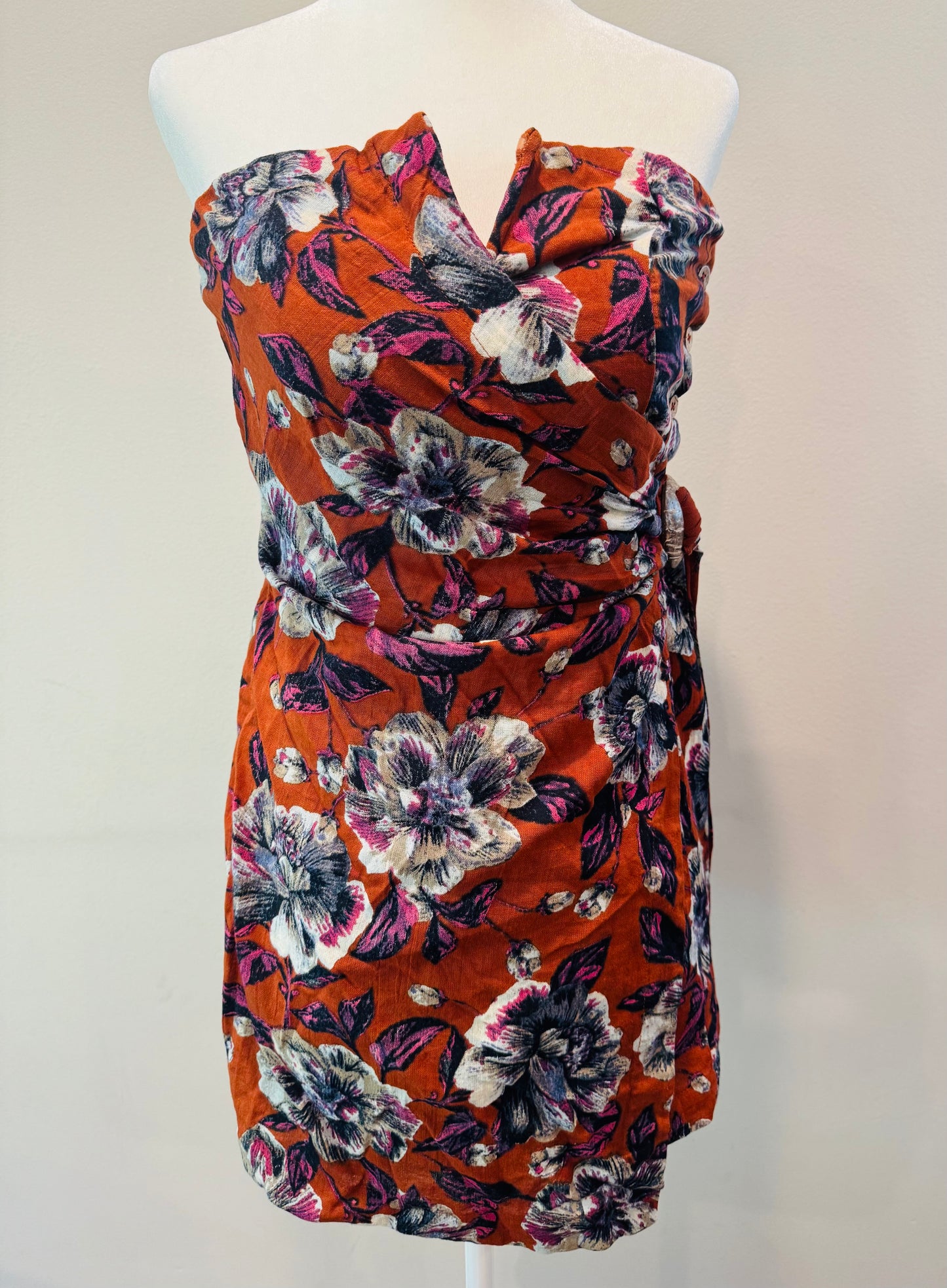 Free People Strapless Mini Dress