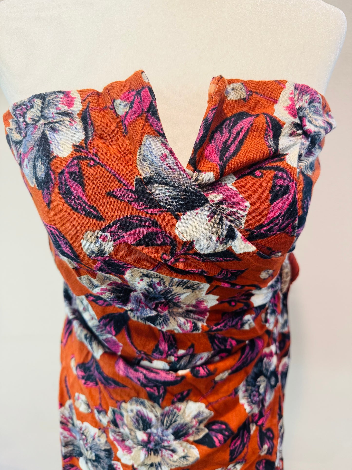 Free People Strapless Mini Dress