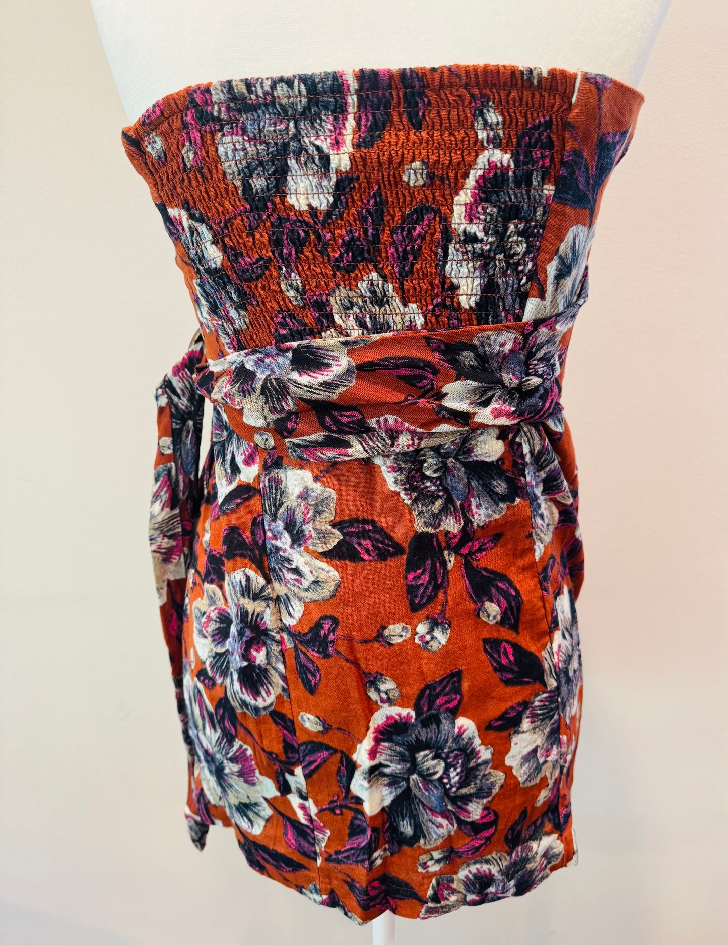 Free People Strapless Mini Dress