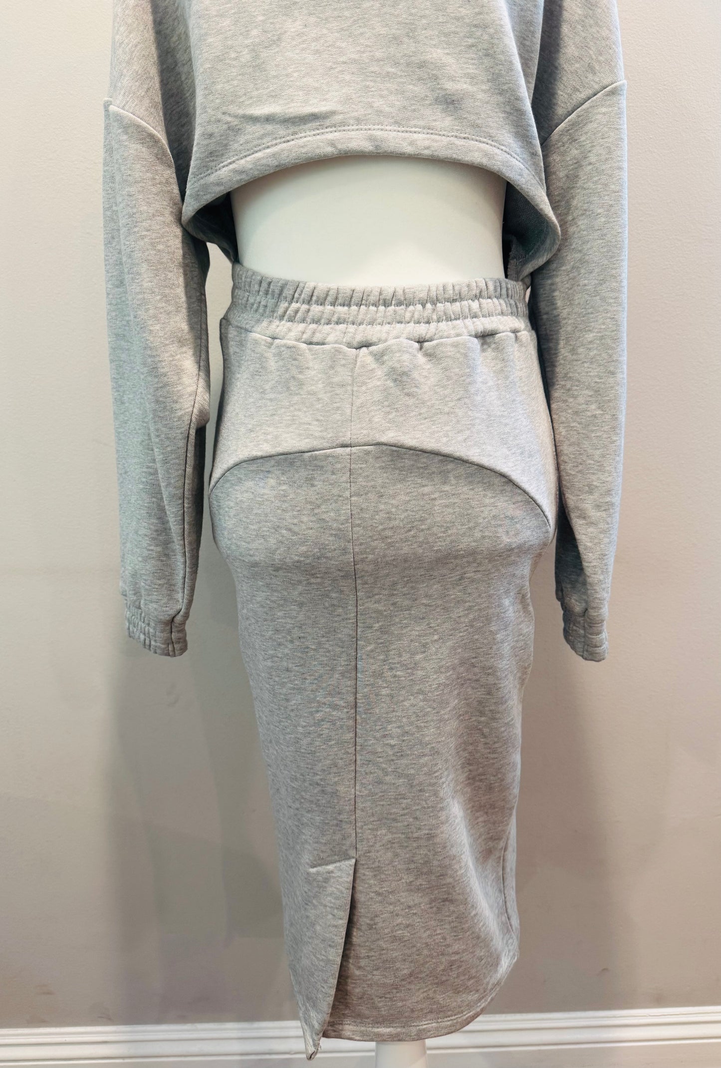 ALLSAINTS Terry Sweatshirt Dress