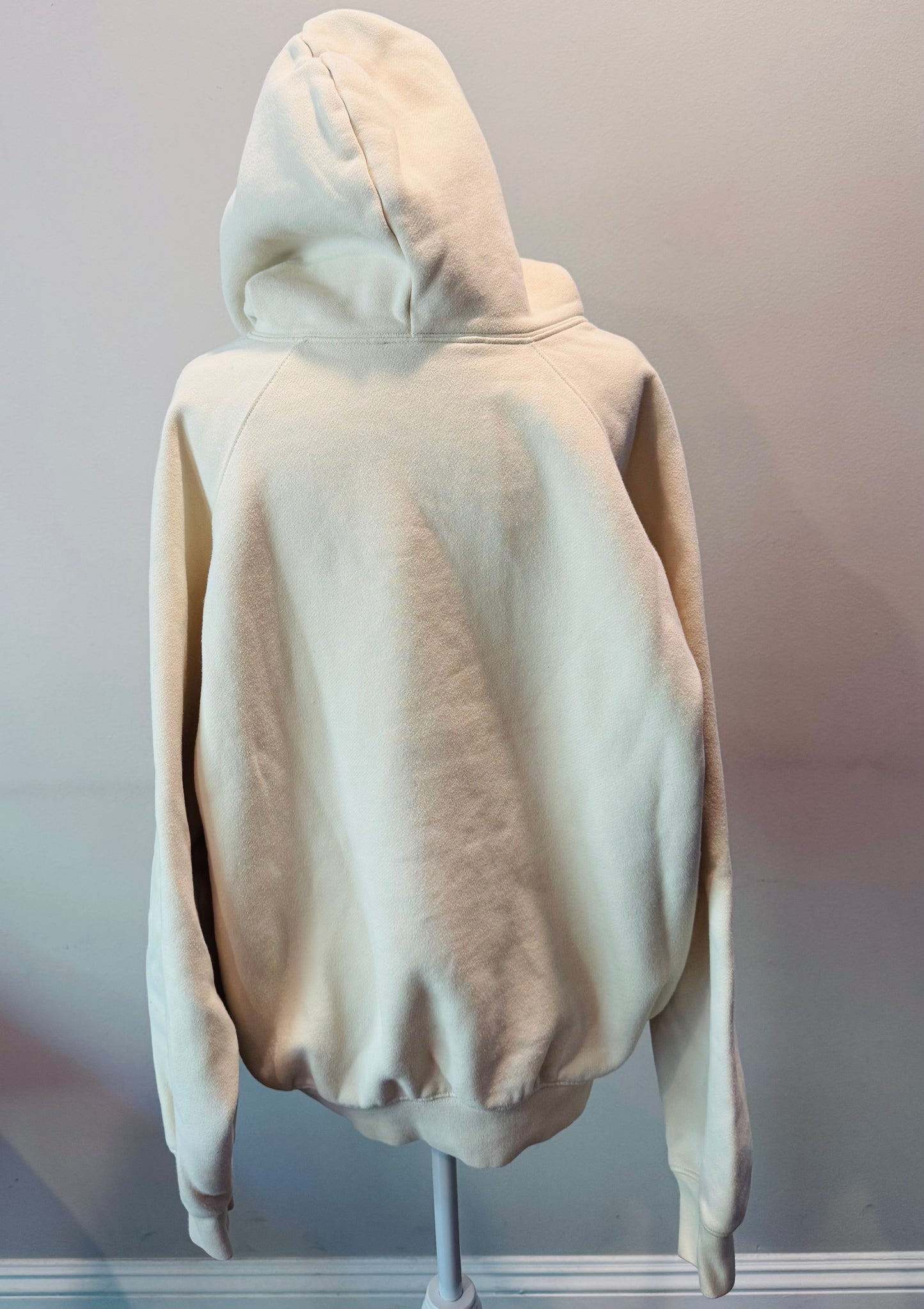 Essentials-Fear of God Hoodie in Eggshell