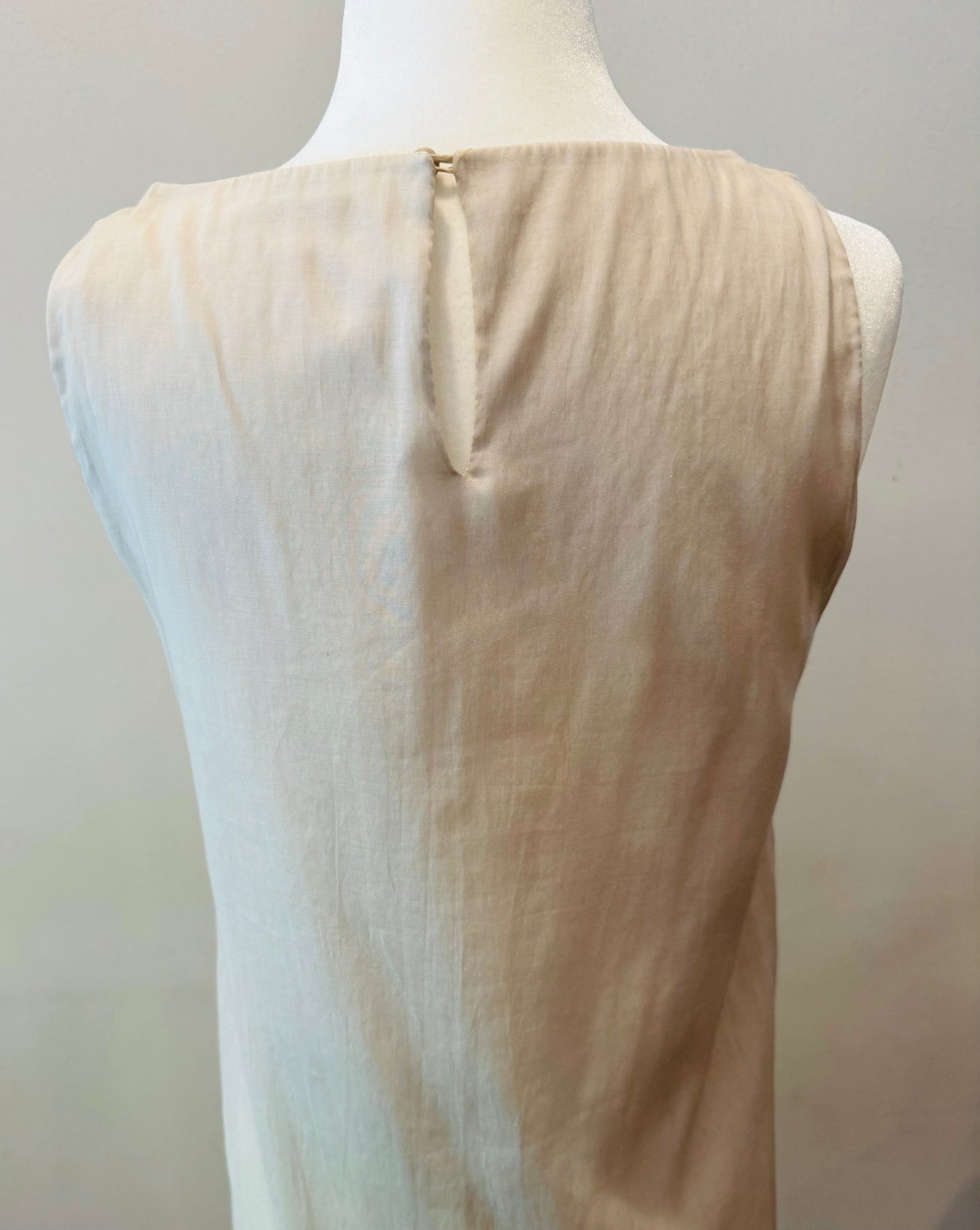 Vintage Brunello Cucinelli Butterfly Hem Organza Dress