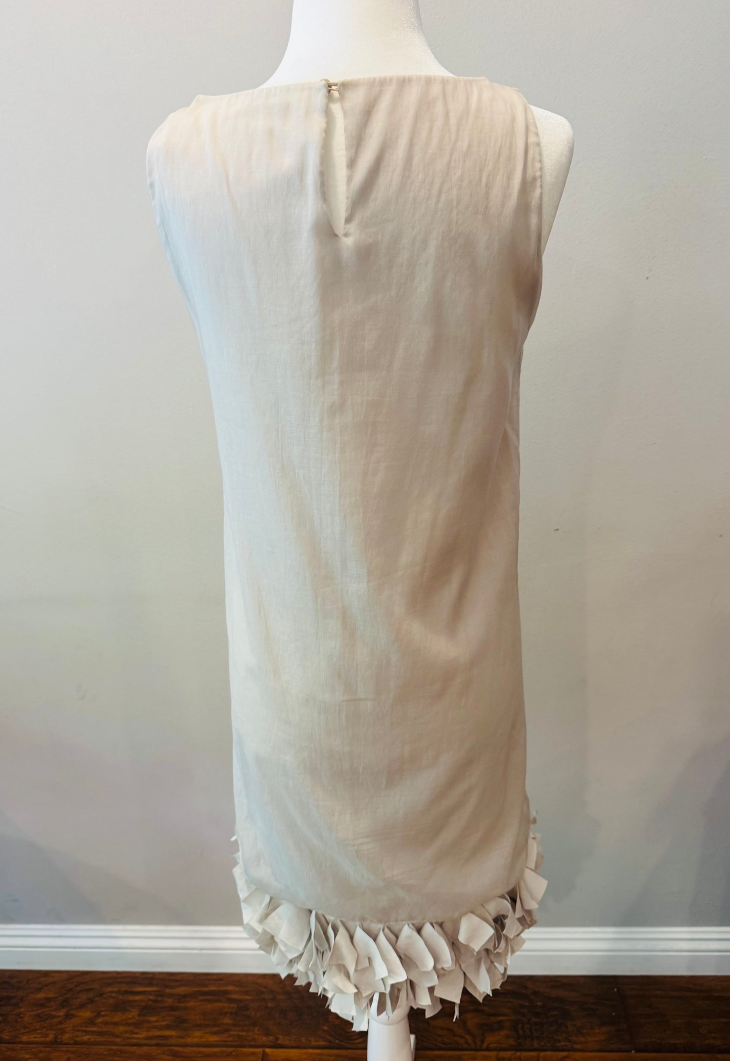 Vintage Brunello Cucinelli Butterfly Hem Organza Dress