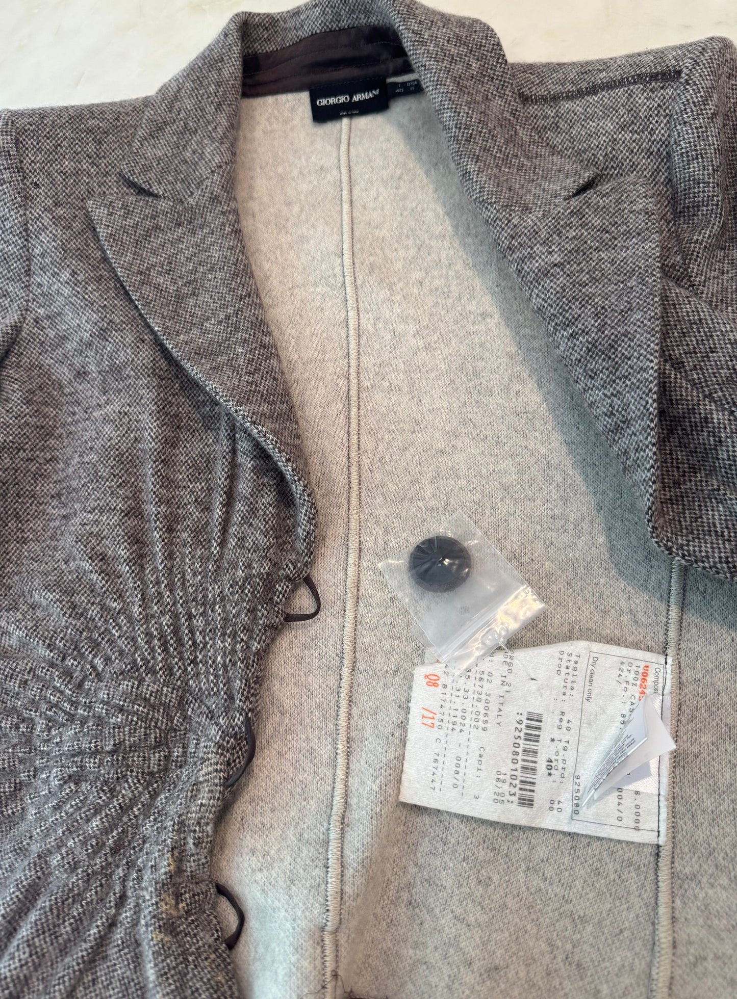 Vintage Giorgio Armani Tailored Cashmere Blazer