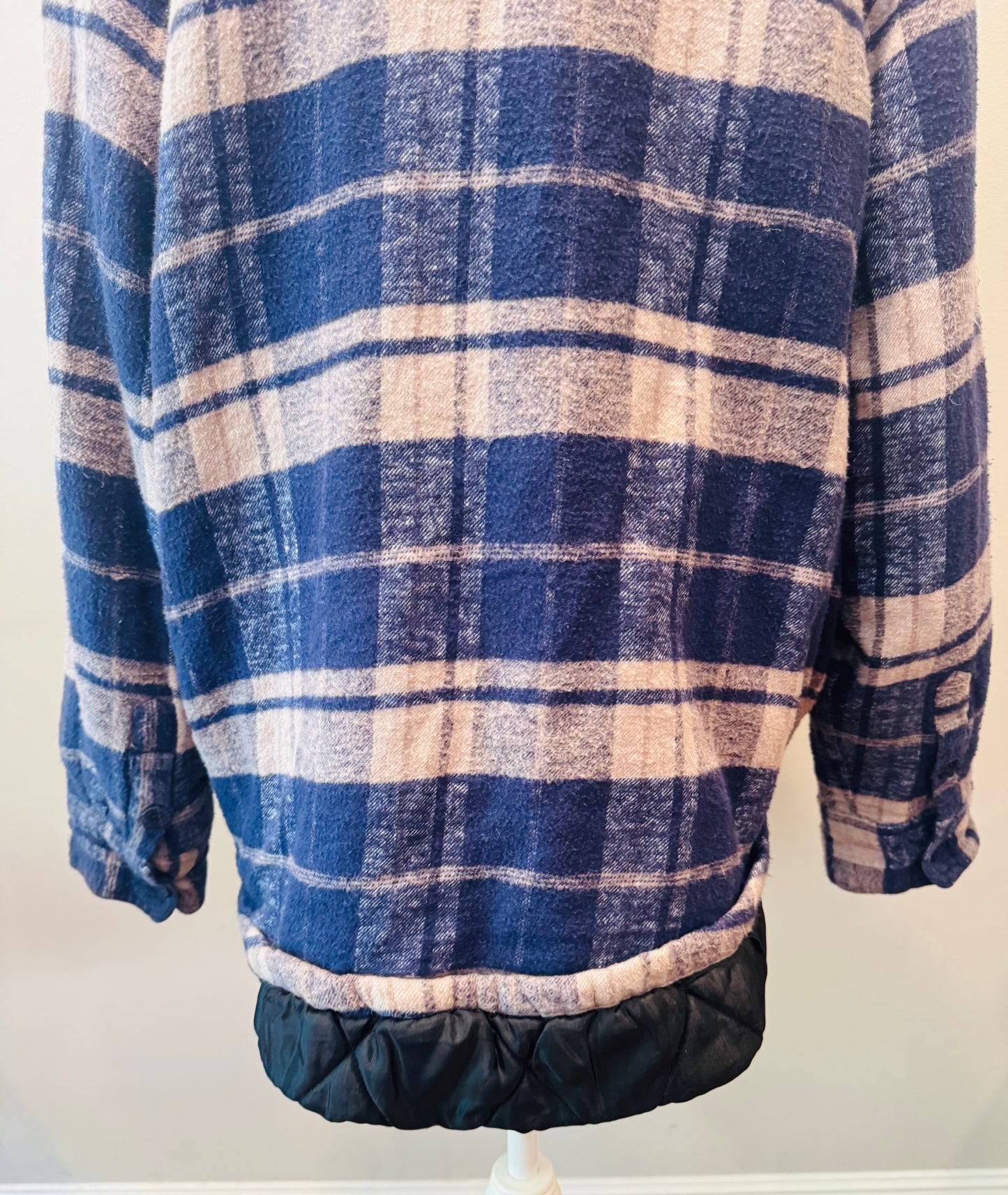 Vintage Plaid Shacket Jacket