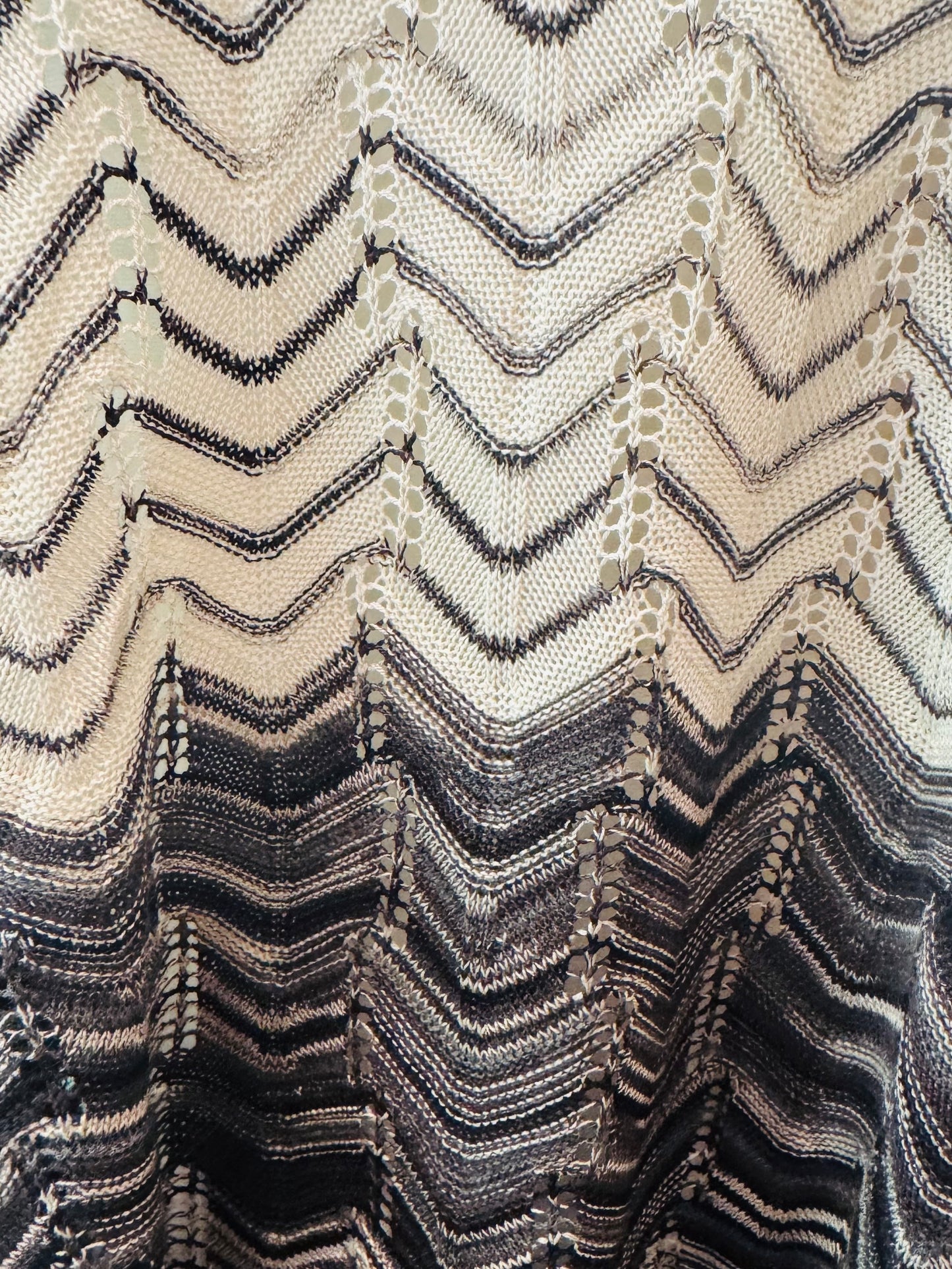 Vintage BCBG MaxAzria Chevron Tunic Sweater