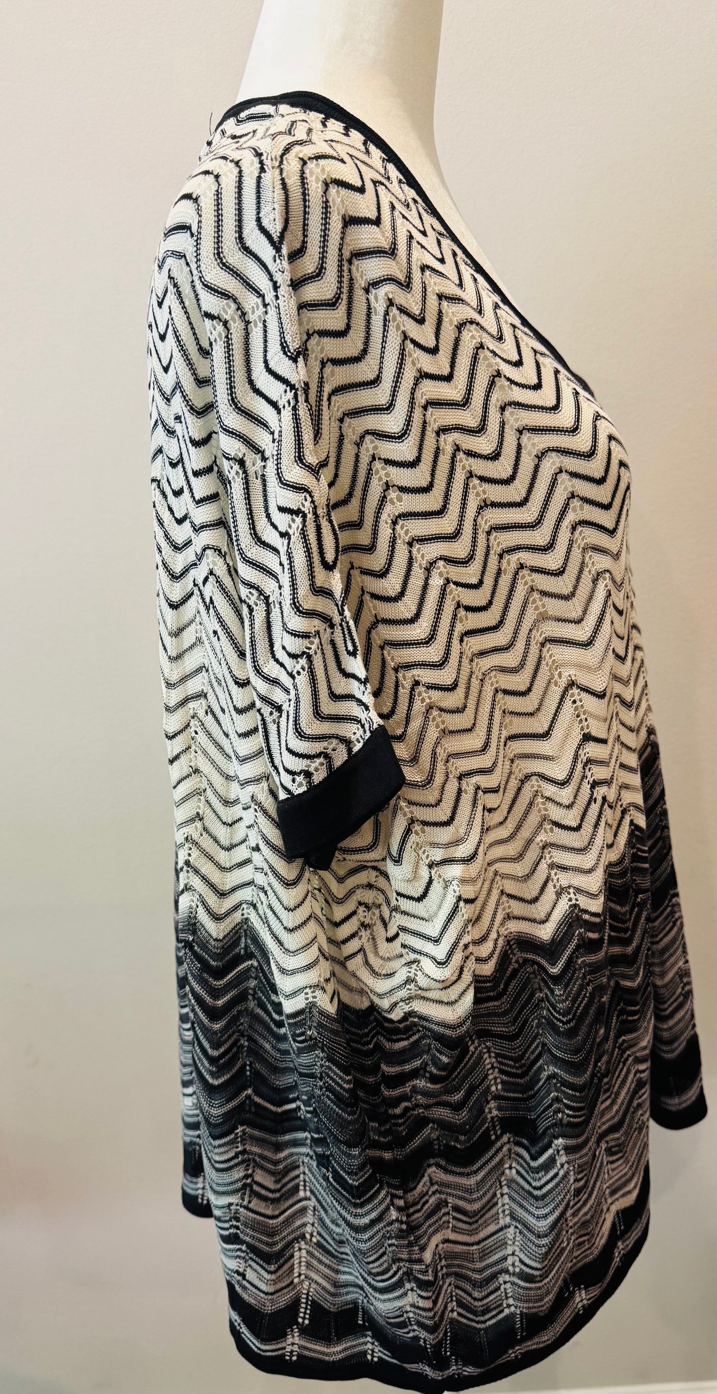 Vintage BCBG MaxAzria Chevron Tunic Sweater