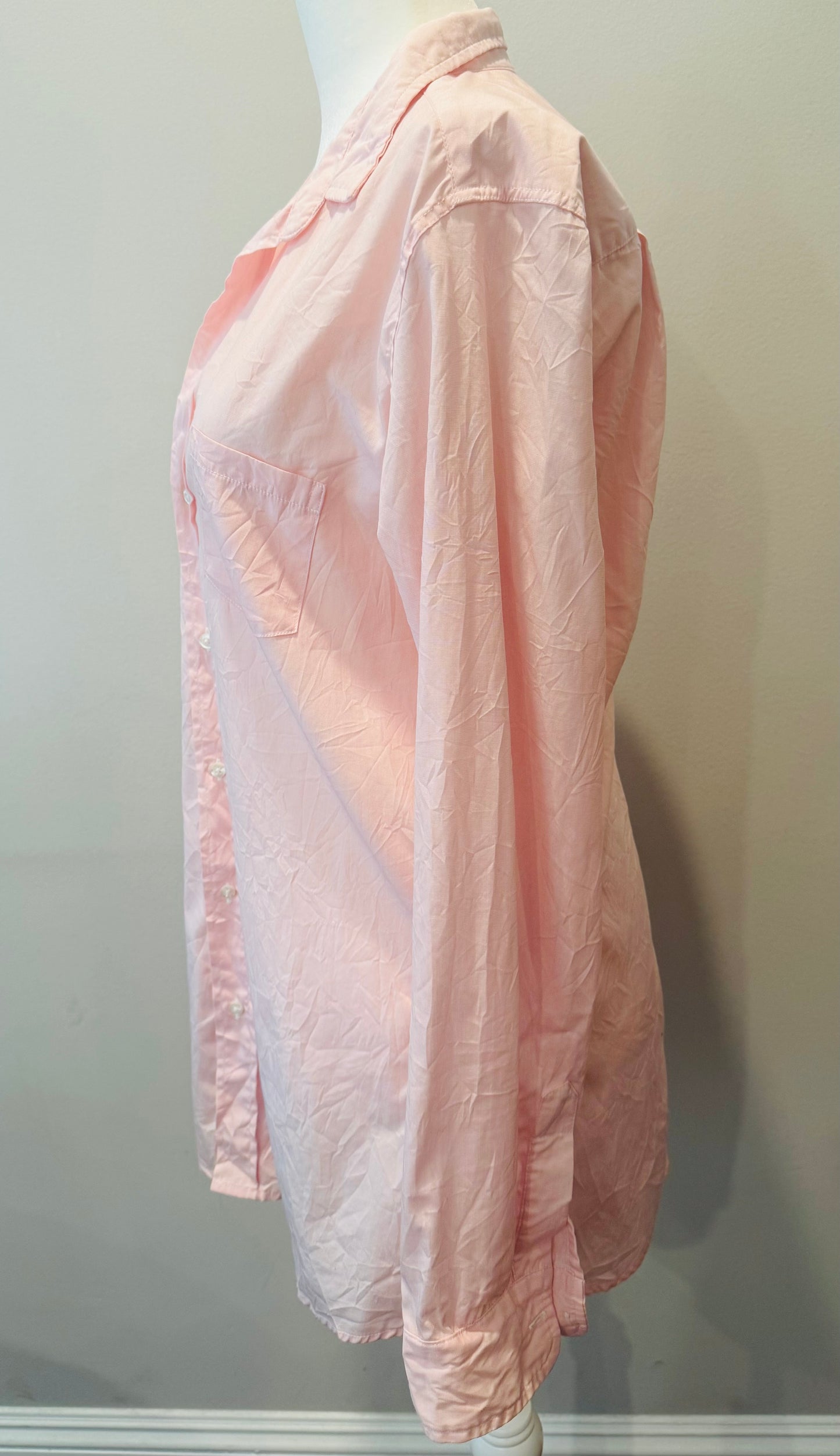 Vintage Frank & Eileen Light Pink Cotton Shirt