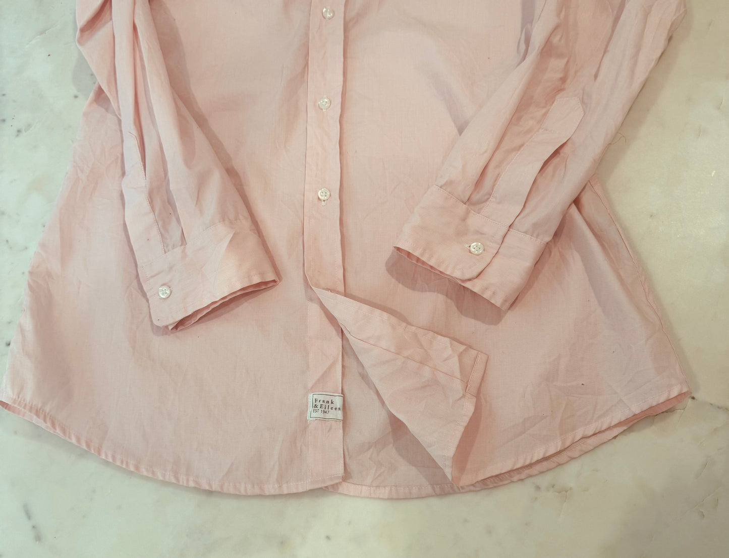 Vintage Frank & Eileen Light Pink Cotton Shirt