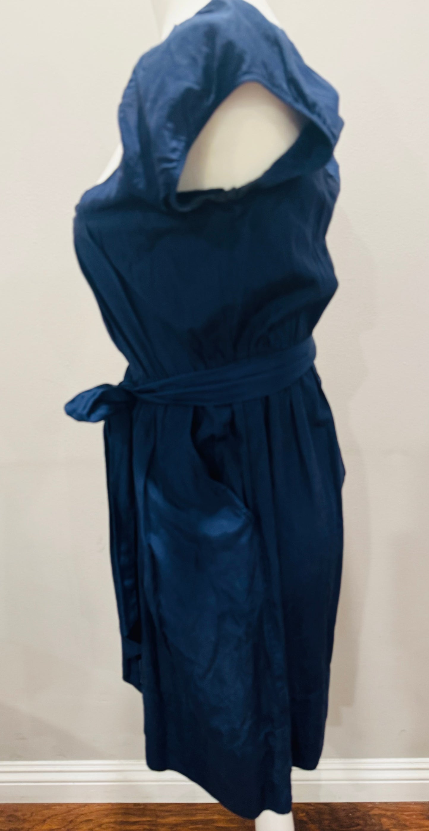 Y2K American Eagle Navy Blue Dress