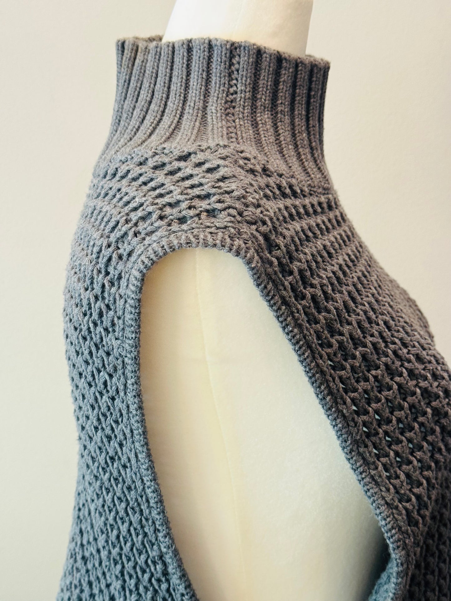 Cotton by Autumn Cashmere Mock Neck Sweater Vest