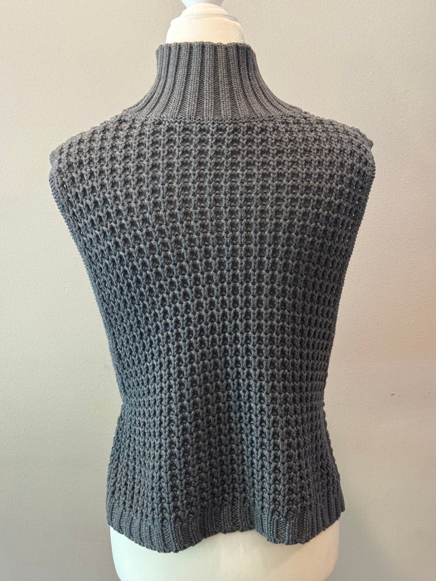 Cotton by Autumn Cashmere Mock Neck Sweater Vest