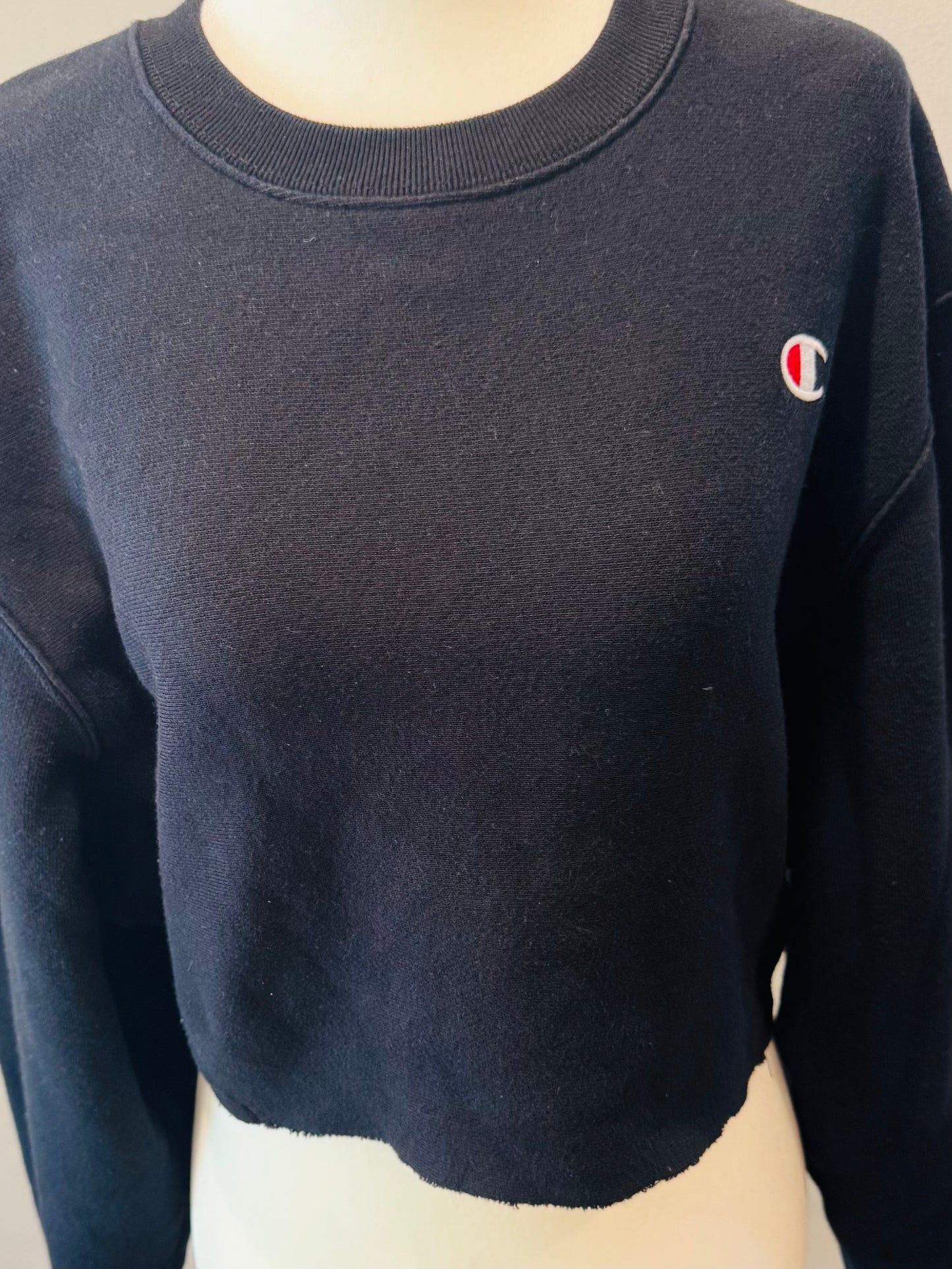 Vintage Champion Cropped Sweatshirt