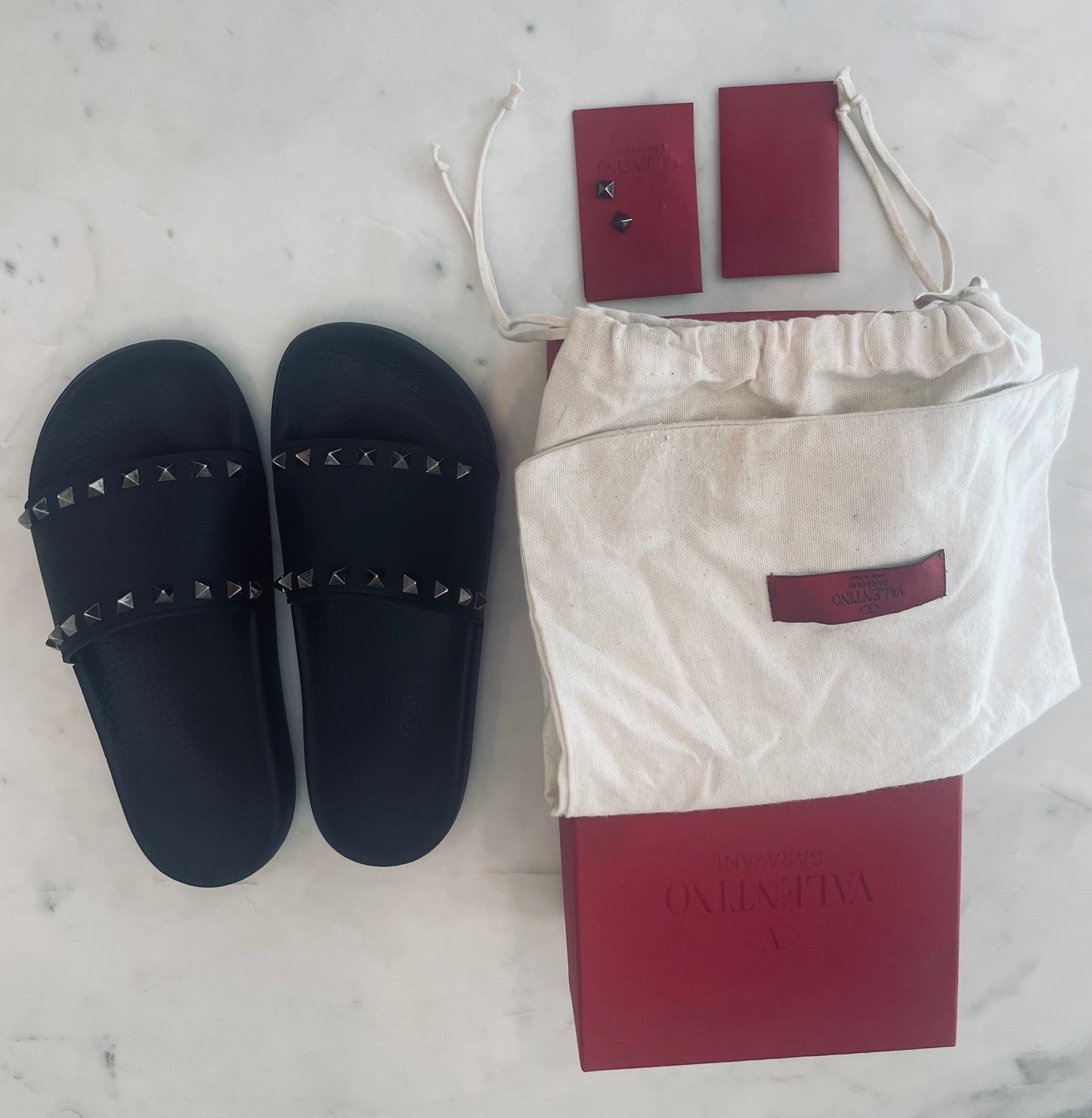 Valentino Garavani Rockstud Slide Sandals