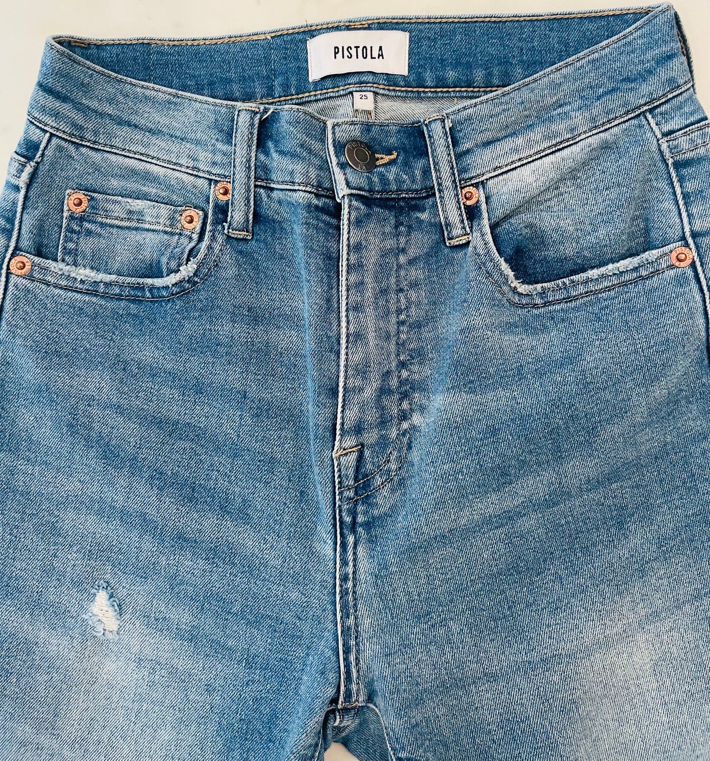 PISTOLA Mid-Rise Skinny Ankle Jeans