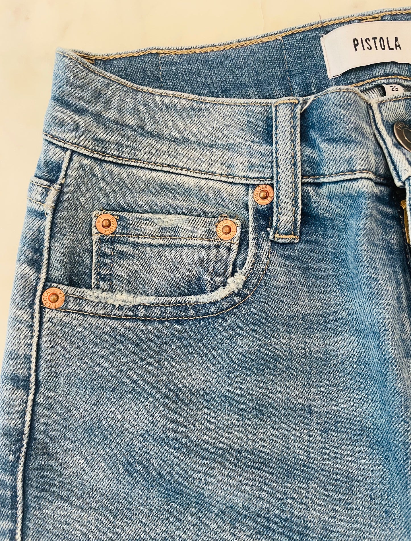 PISTOLA Mid-Rise Skinny Ankle Jeans