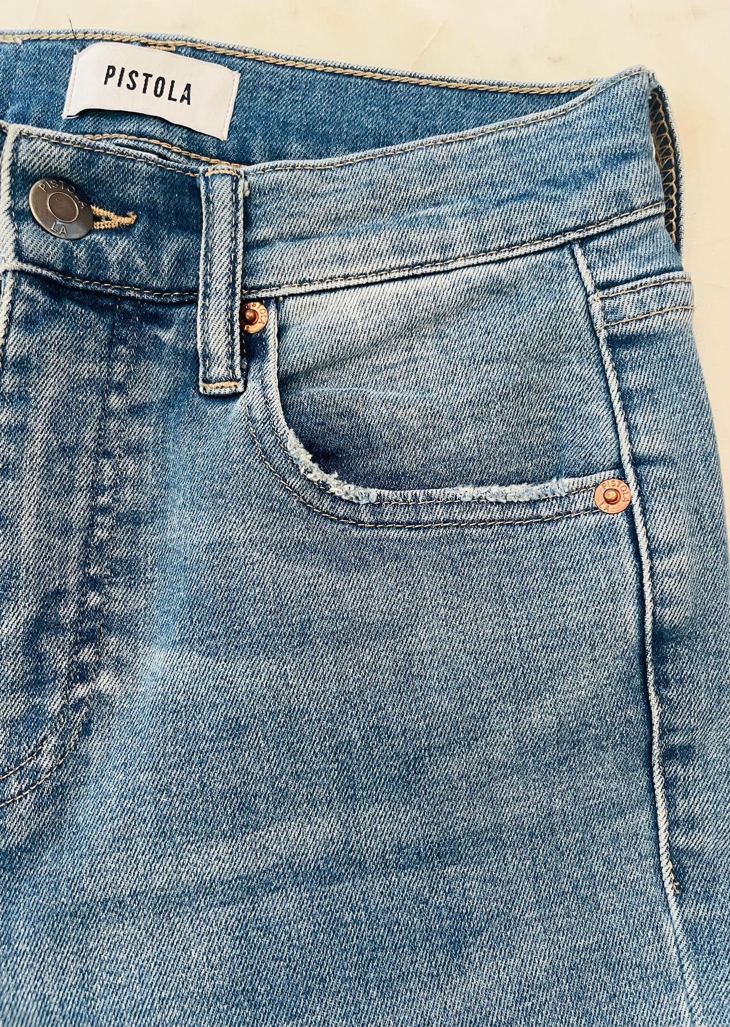 PISTOLA Mid-Rise Skinny Ankle Jeans