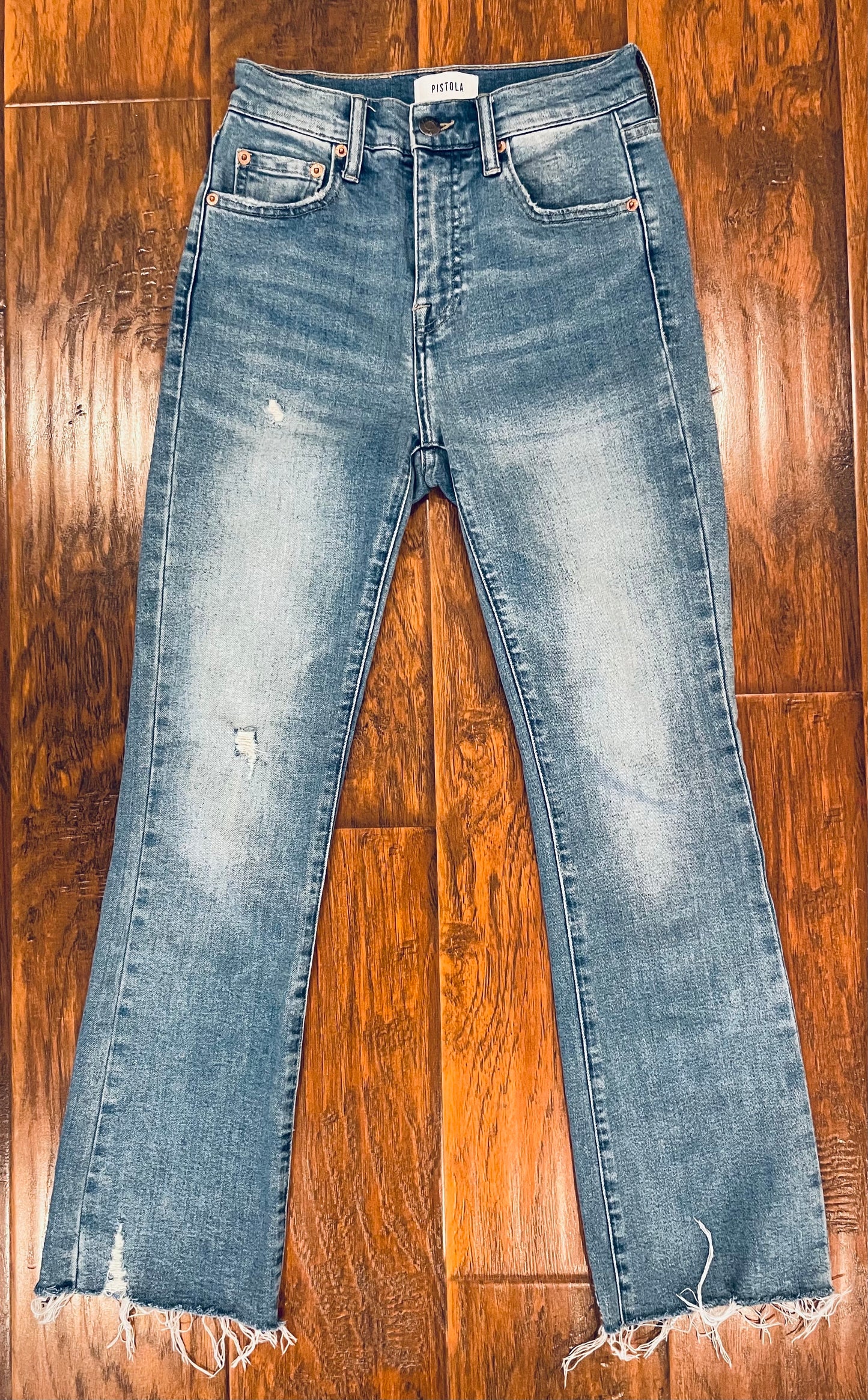 PISTOLA Mid-Rise Skinny Ankle Jeans