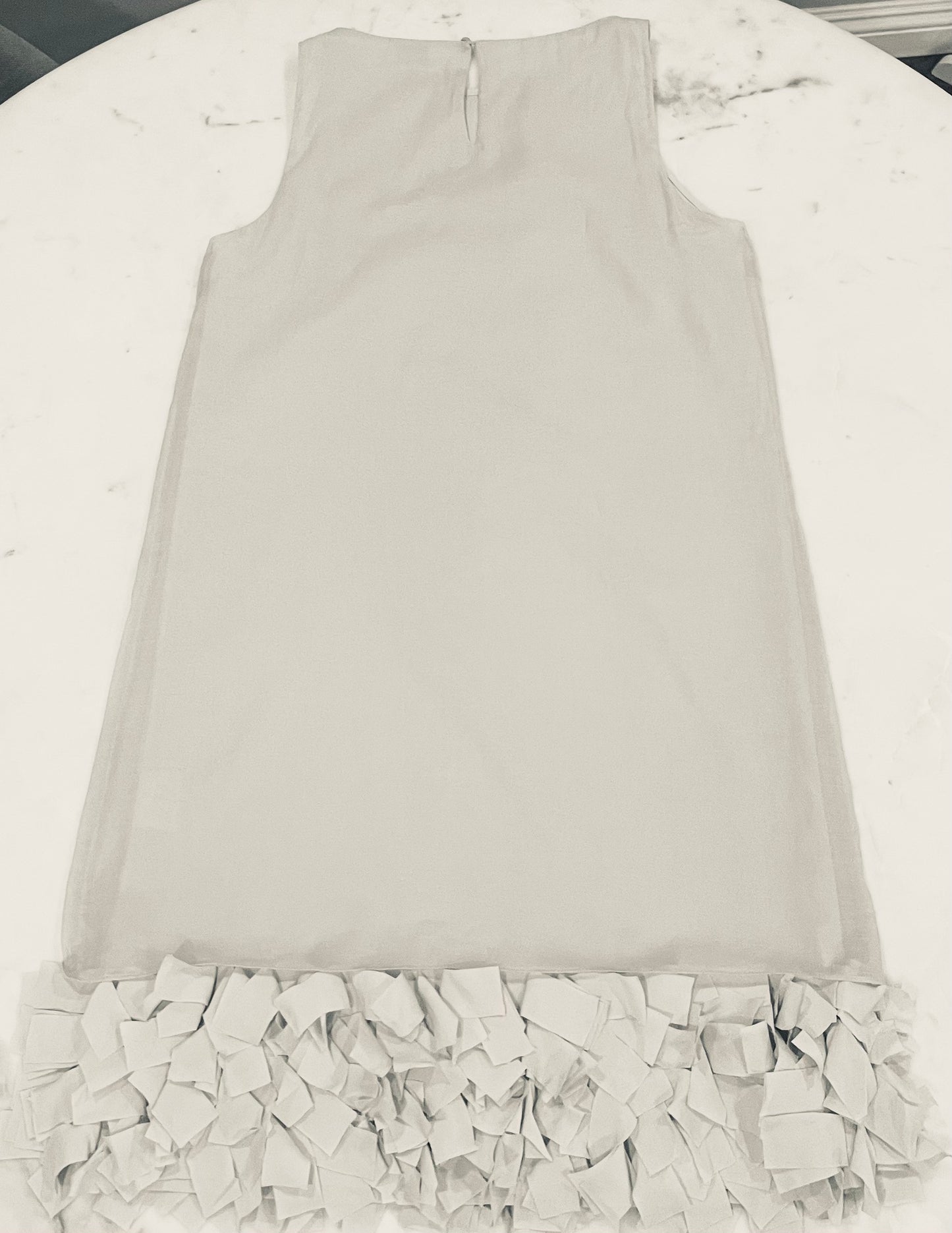 Vintage Brunello Cucinelli Butterfly Hem Organza Dress