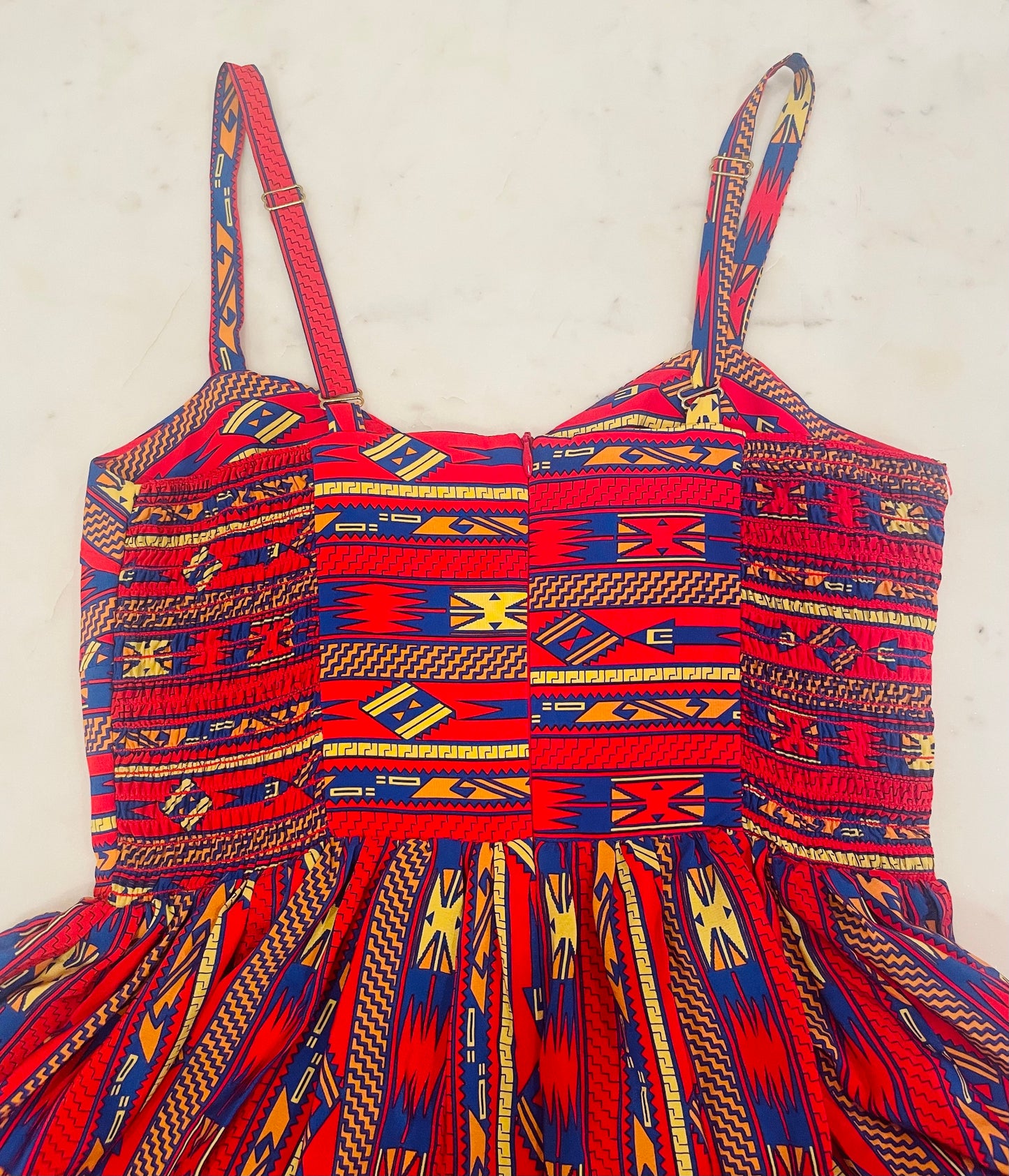 Amanda Uprichard Aztec Print Dress