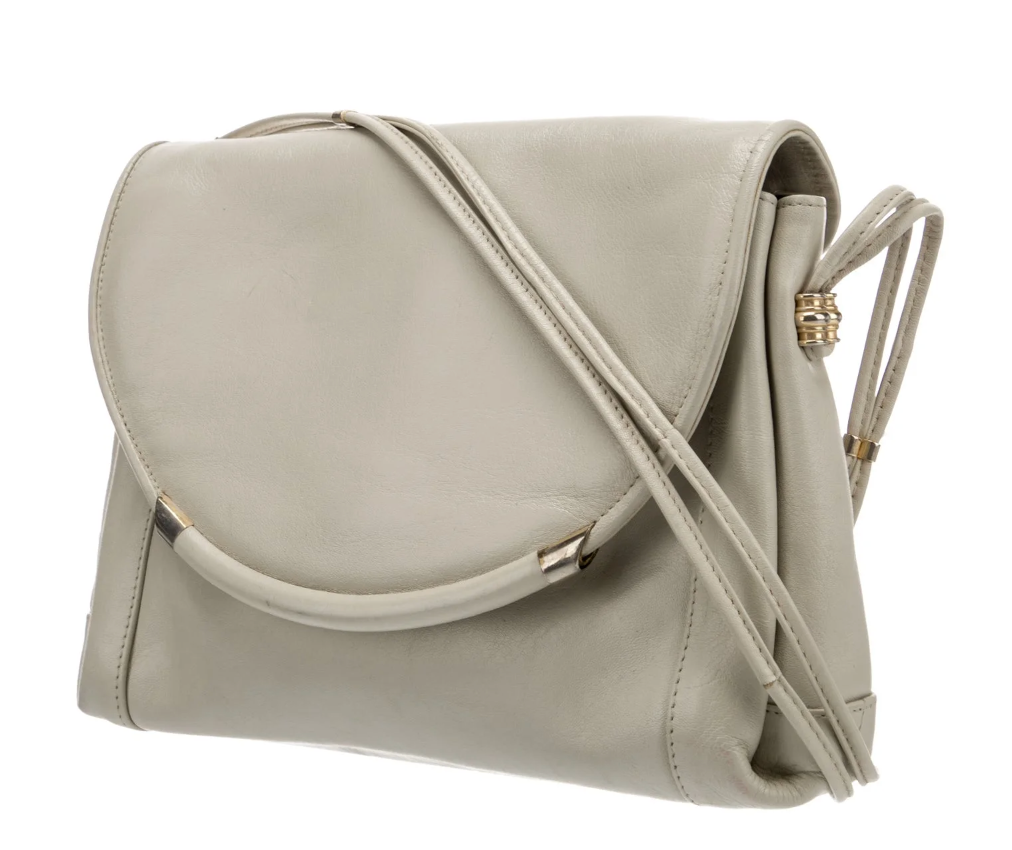 Vintage 80's I.MAGNIN Leather Crossbody Bag
