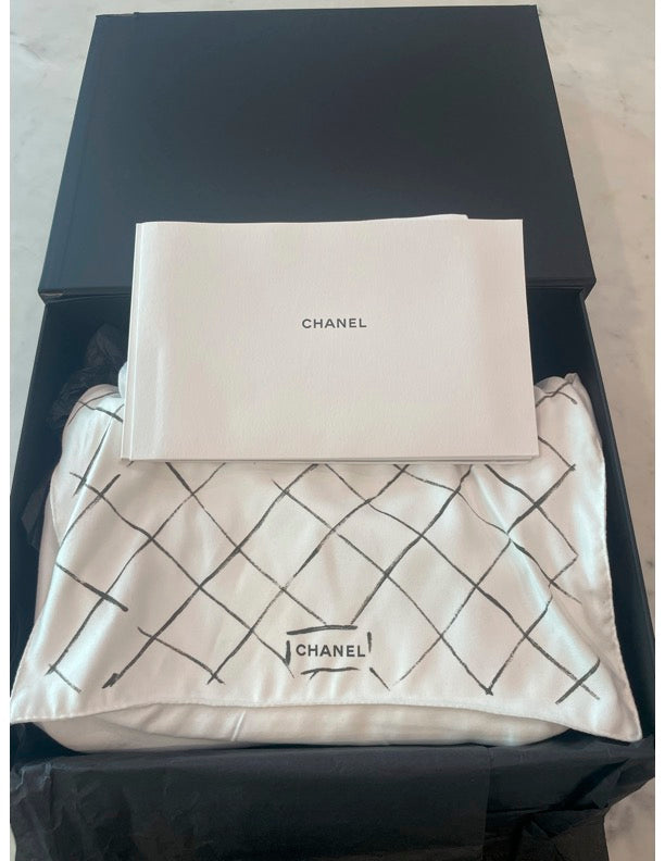 Chanel Pink Large Double Flap Handbag