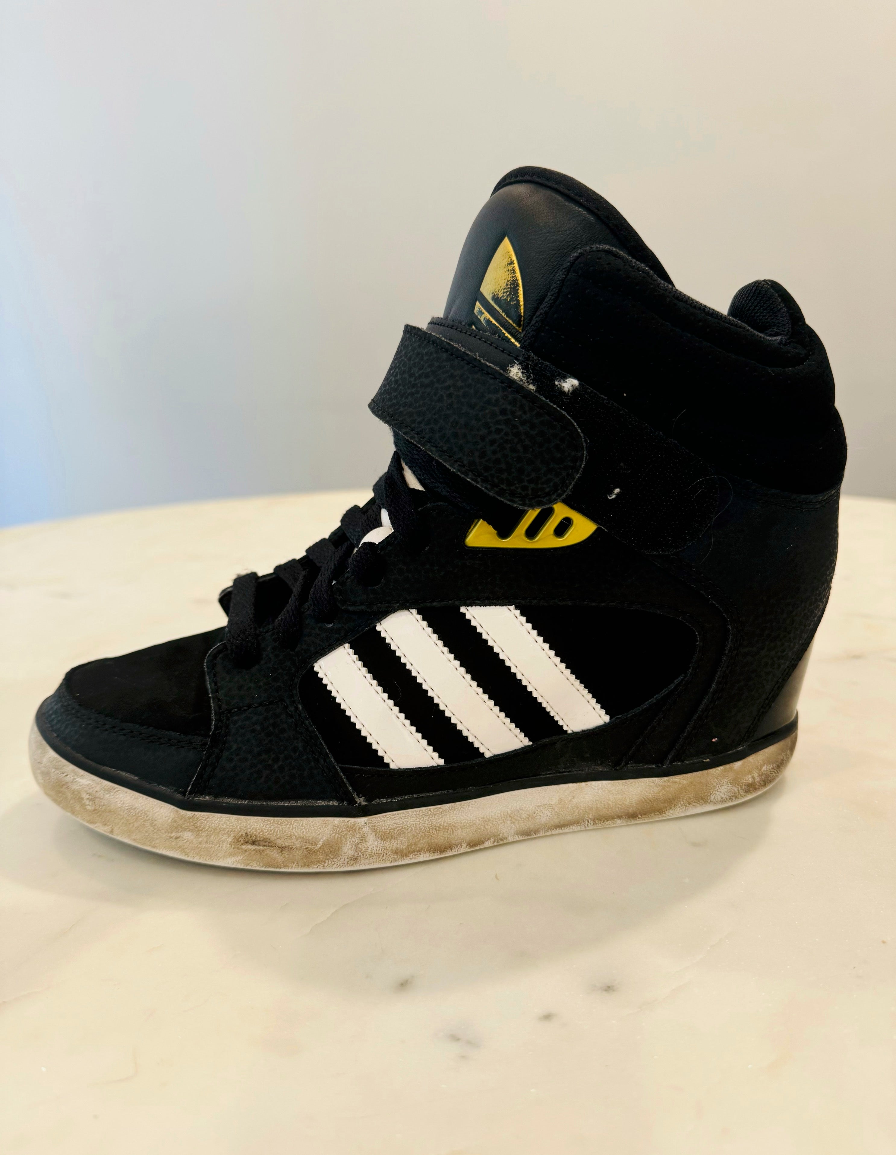 Adidas Amberlight Hidden Wedge High Top Sneakers love beatrice xo