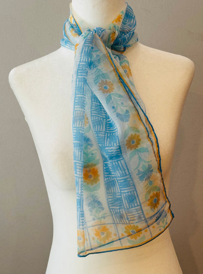 Vintage 1960s Vera Neumann Verasheer Scarf
