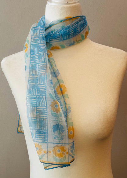 Vintage 1960s Vera Neumann Verasheer Scarf